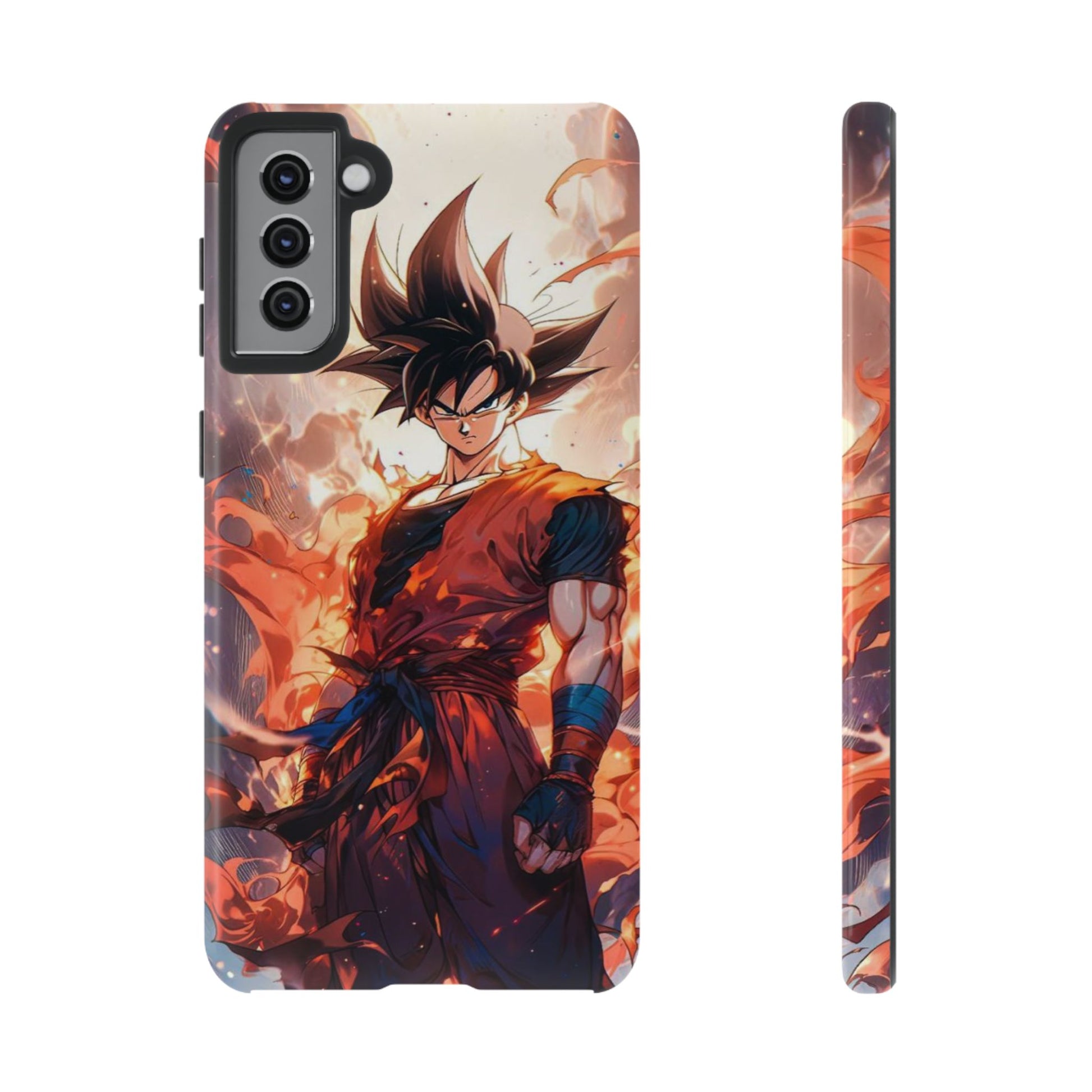 Anime Manga Dragon Ball Z Goku Tough Cases for iPhones, Samsung, and Pixel