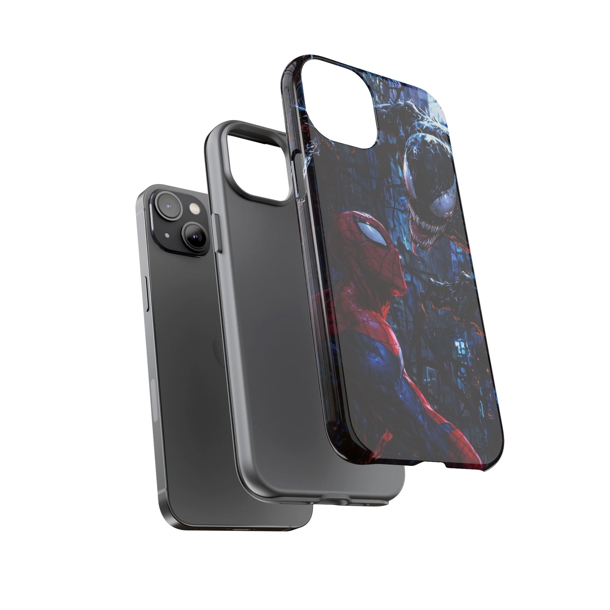 Venom x Spiderman Phone Case, Tough Cases for iPhones, Samsung, and Pixel