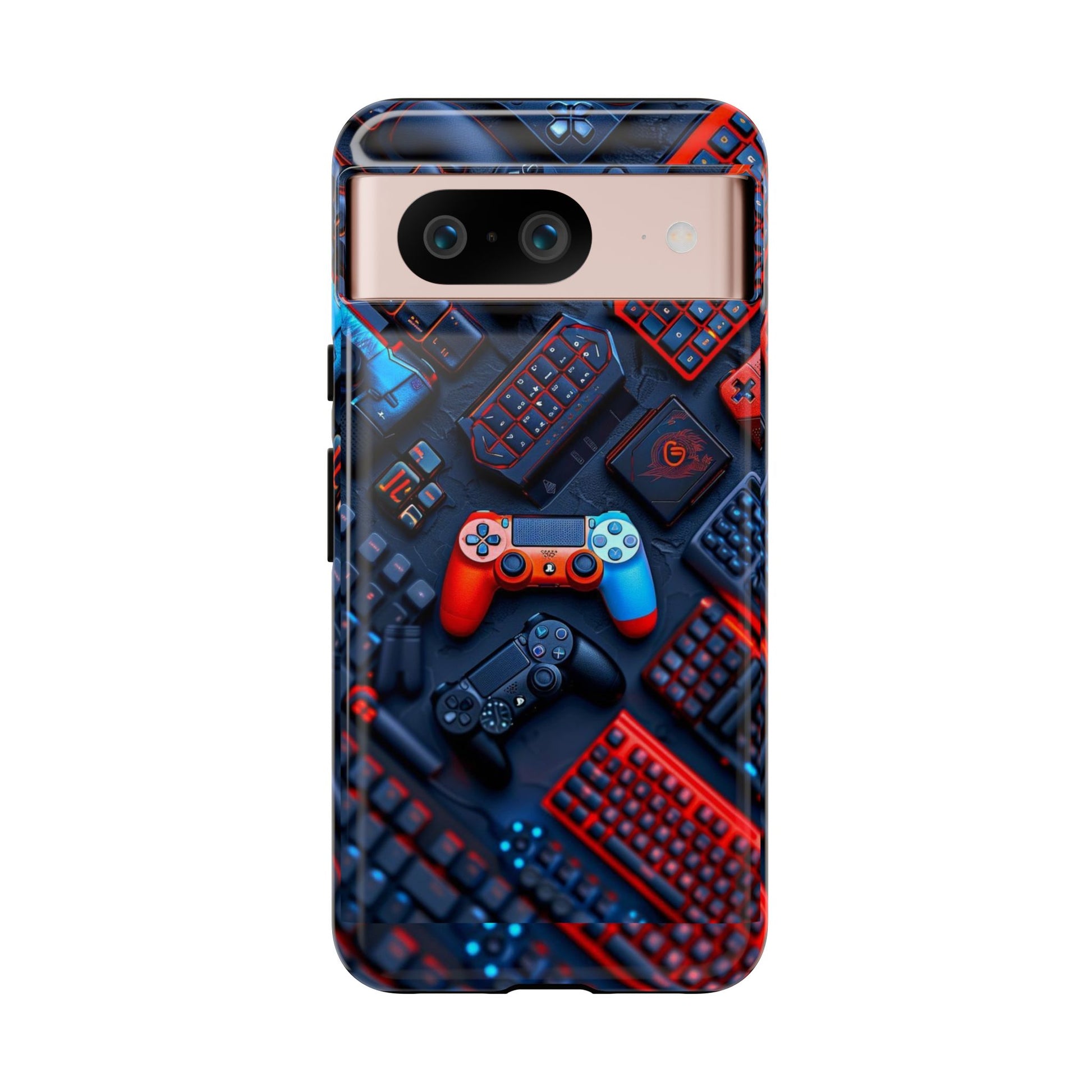 Gamer Themed Controllers Tough Cases for iPhones, Samsung, and Pixel
