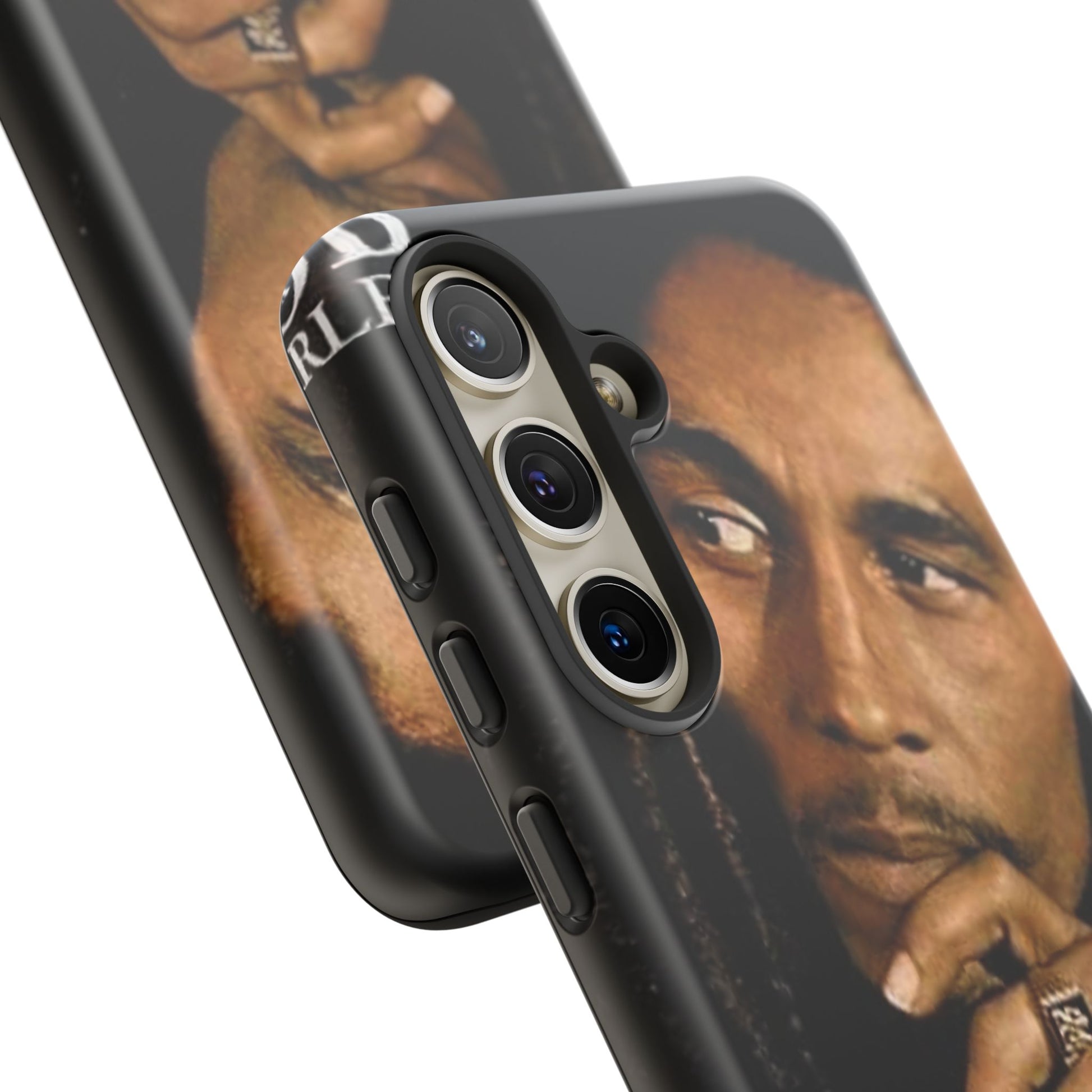 Marley Reggae Tough Cases for iPhones, Samsung, and Pixel