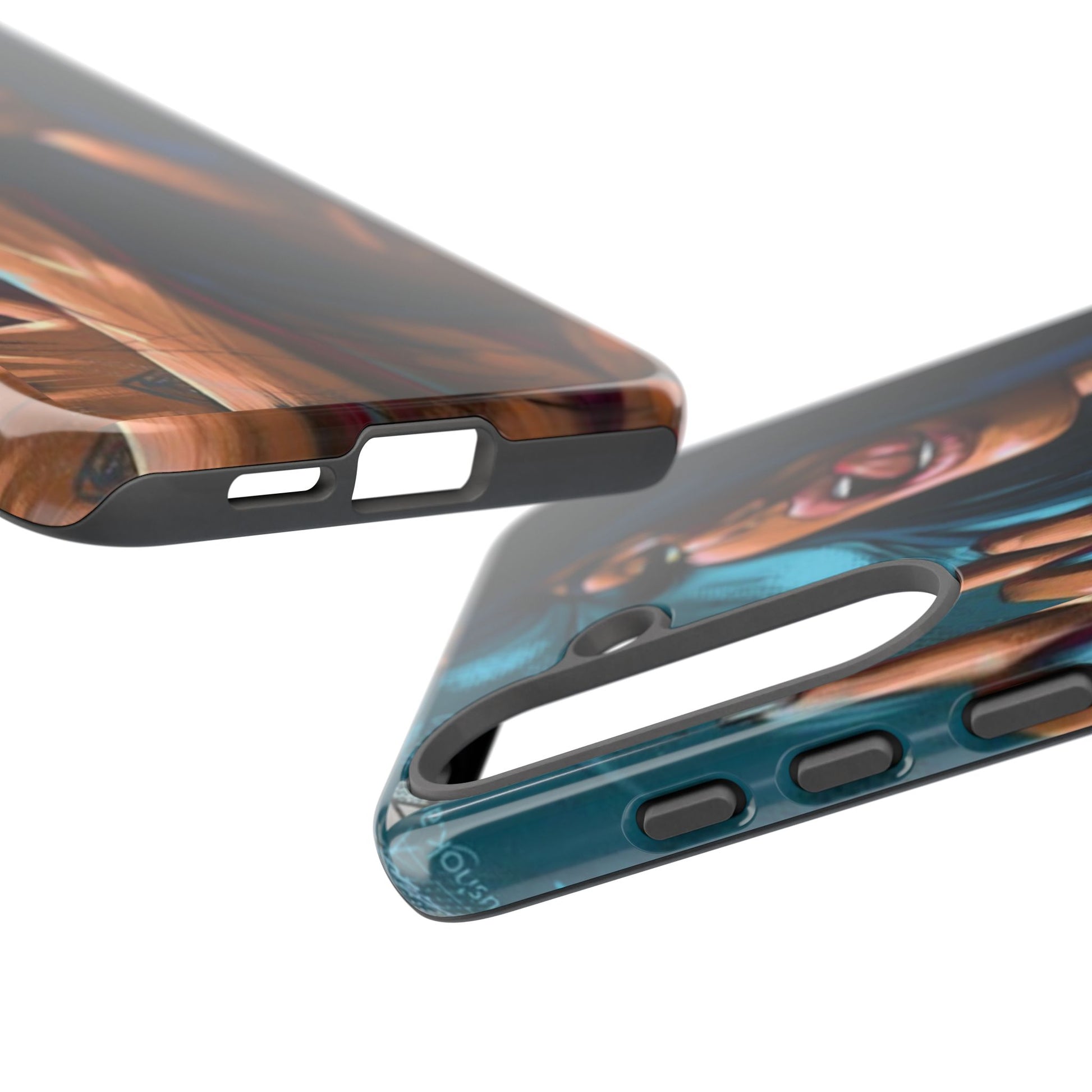 Tough Girl Theme Urban Design Cases for iPhones, Samsung, and Pixel