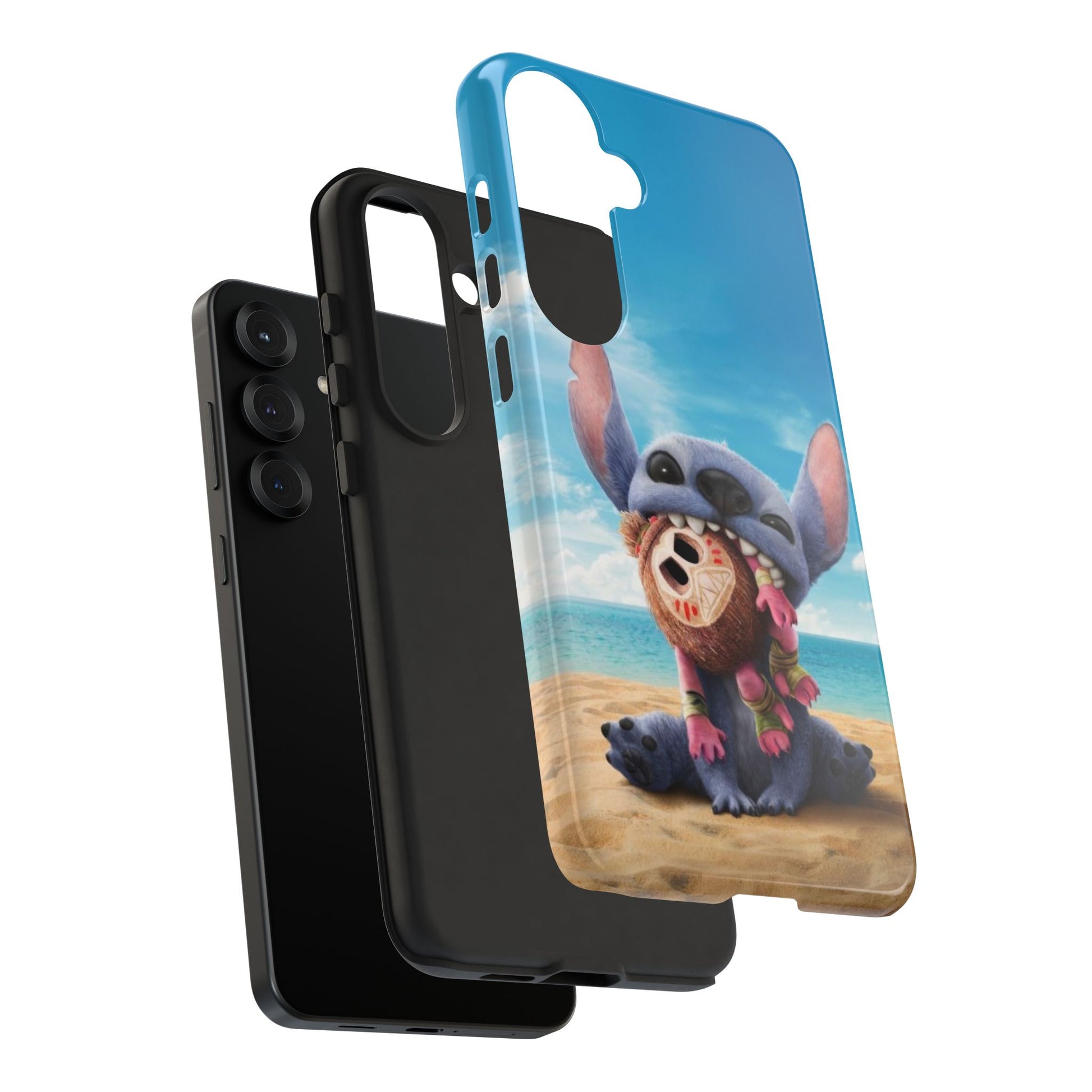 Stitch Beach Sunset Landscape Phone Case for iPhone, Samsung Galaxy, & Pixel Phones