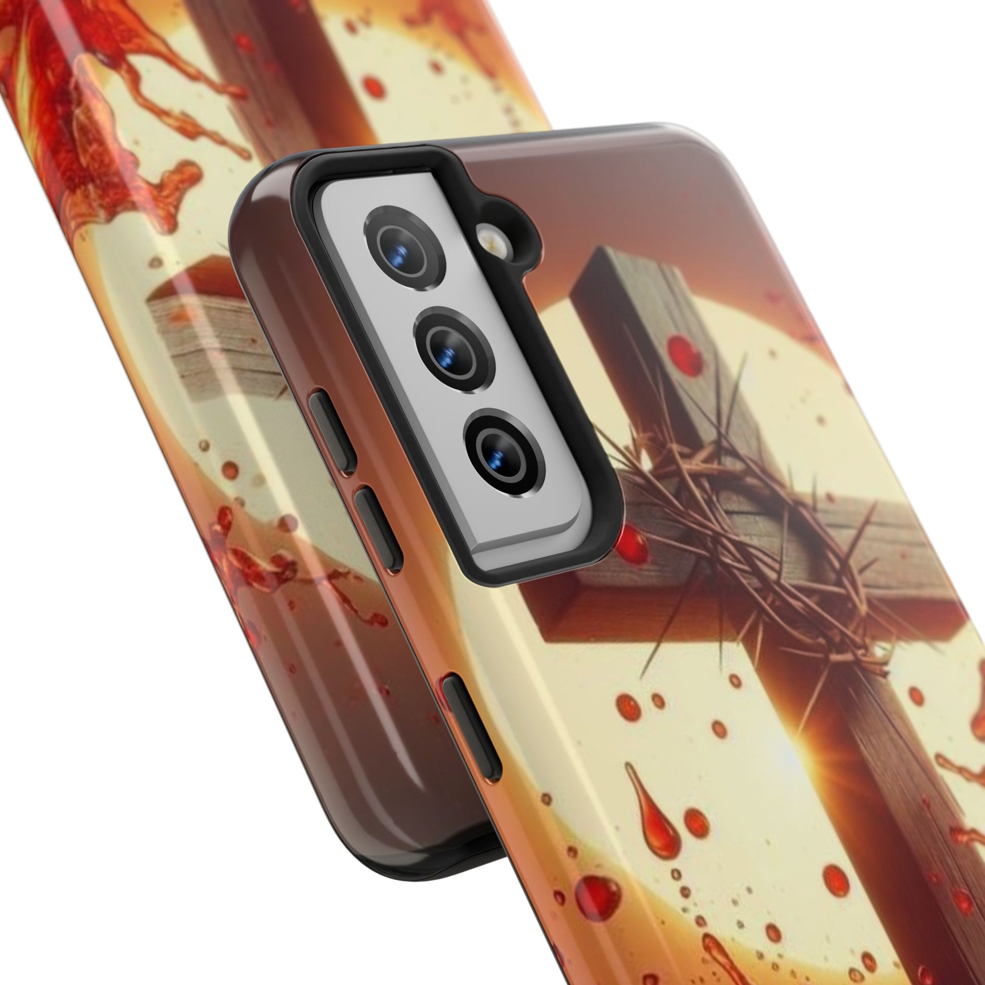 Blood of Christ Christian Theme Phone Cases for iPhones & Samsung Phones