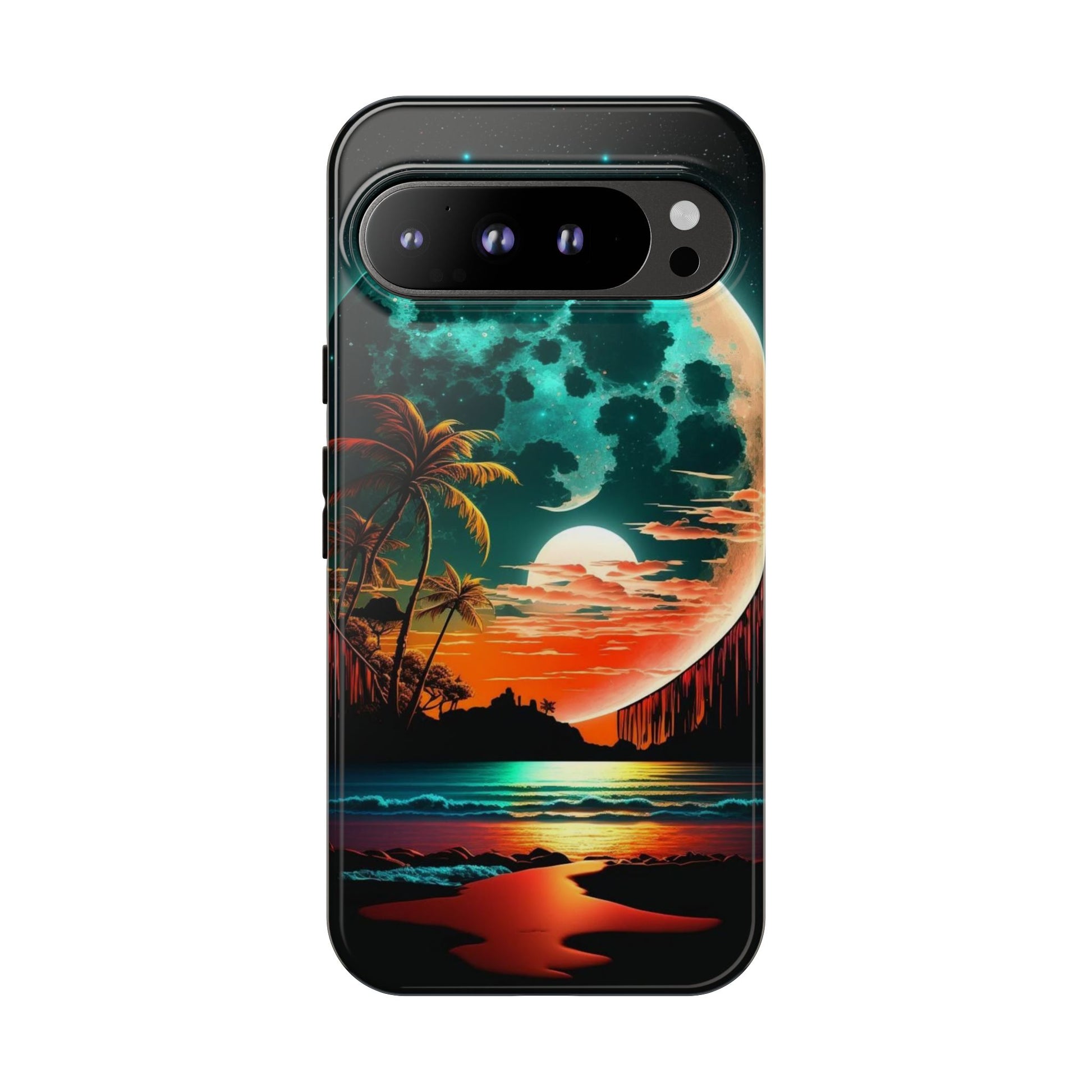 Fantasy Beach Sunset Landscape Phone Case for iPhone, Samsung Galaxy, & Pixel Phones