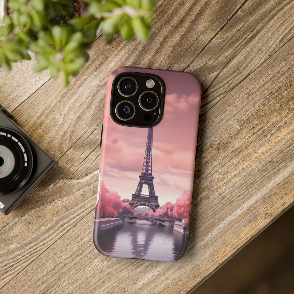 Eiffel Tower Paris Tough Cases for iPhones, Samsung, and Pixel