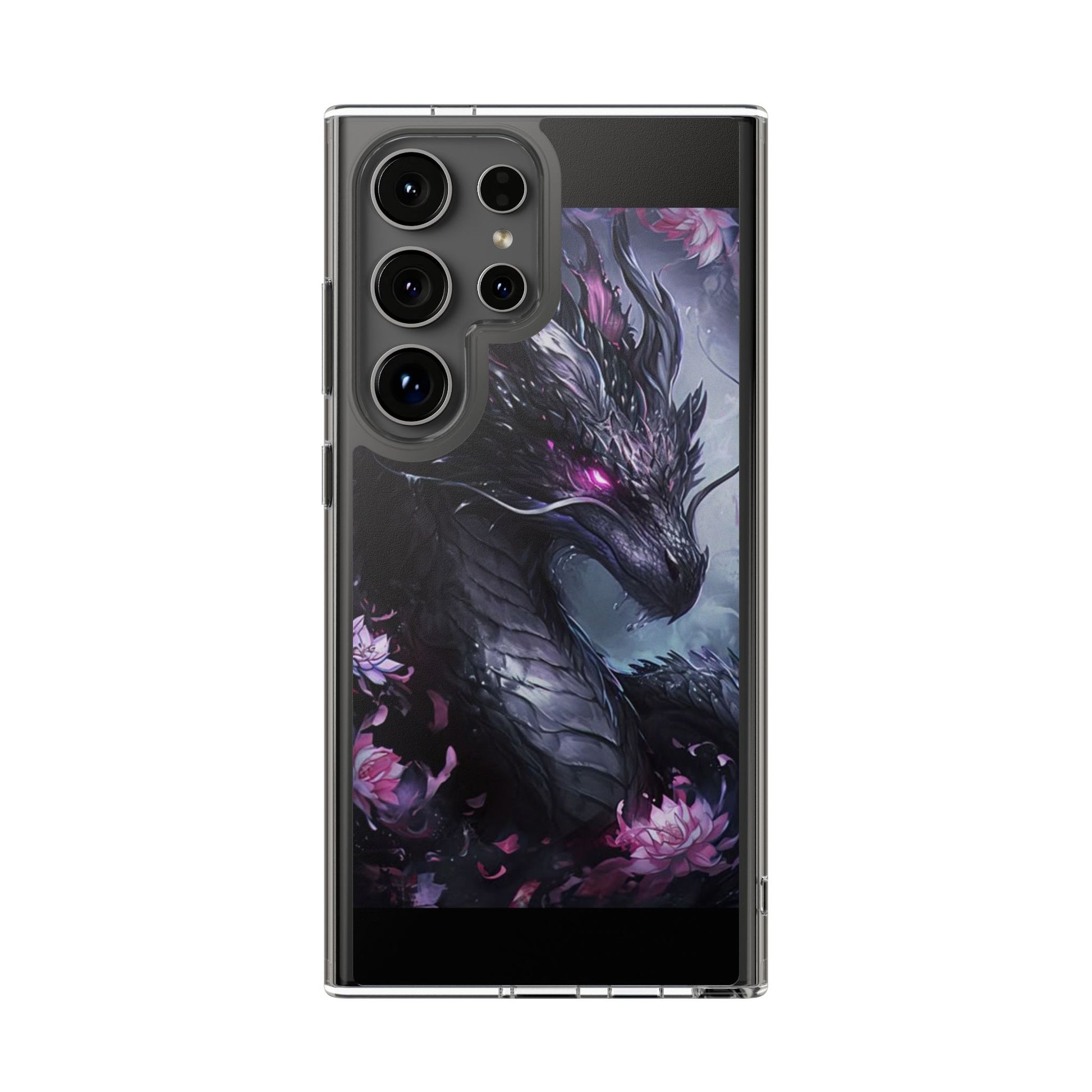 Phone Cases, Purple Dragon Design, iPhone Samsung Case, Protective Cover, Unique