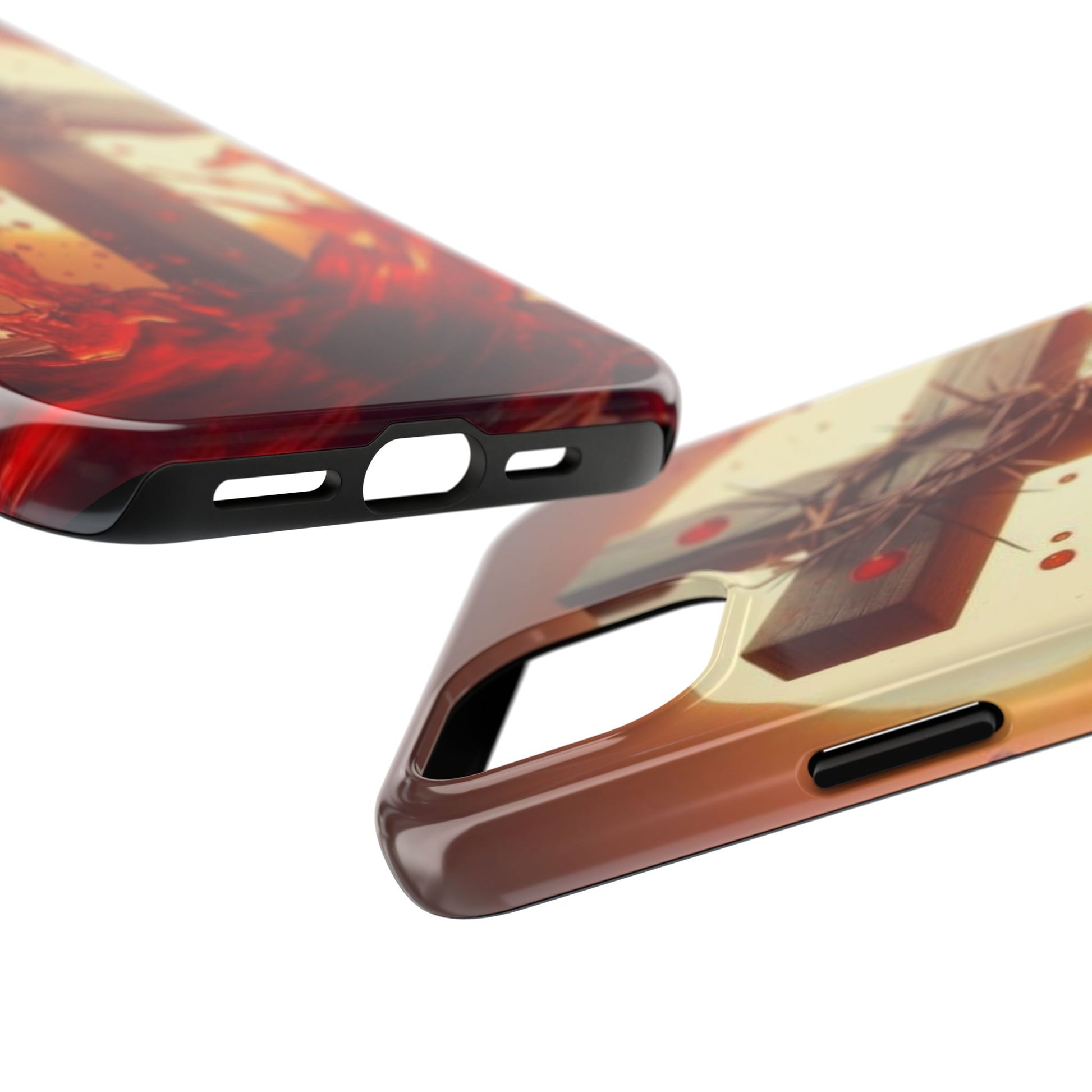 Blood of Christ Christian Theme Phone Cases for iPhones & Samsung Phones
