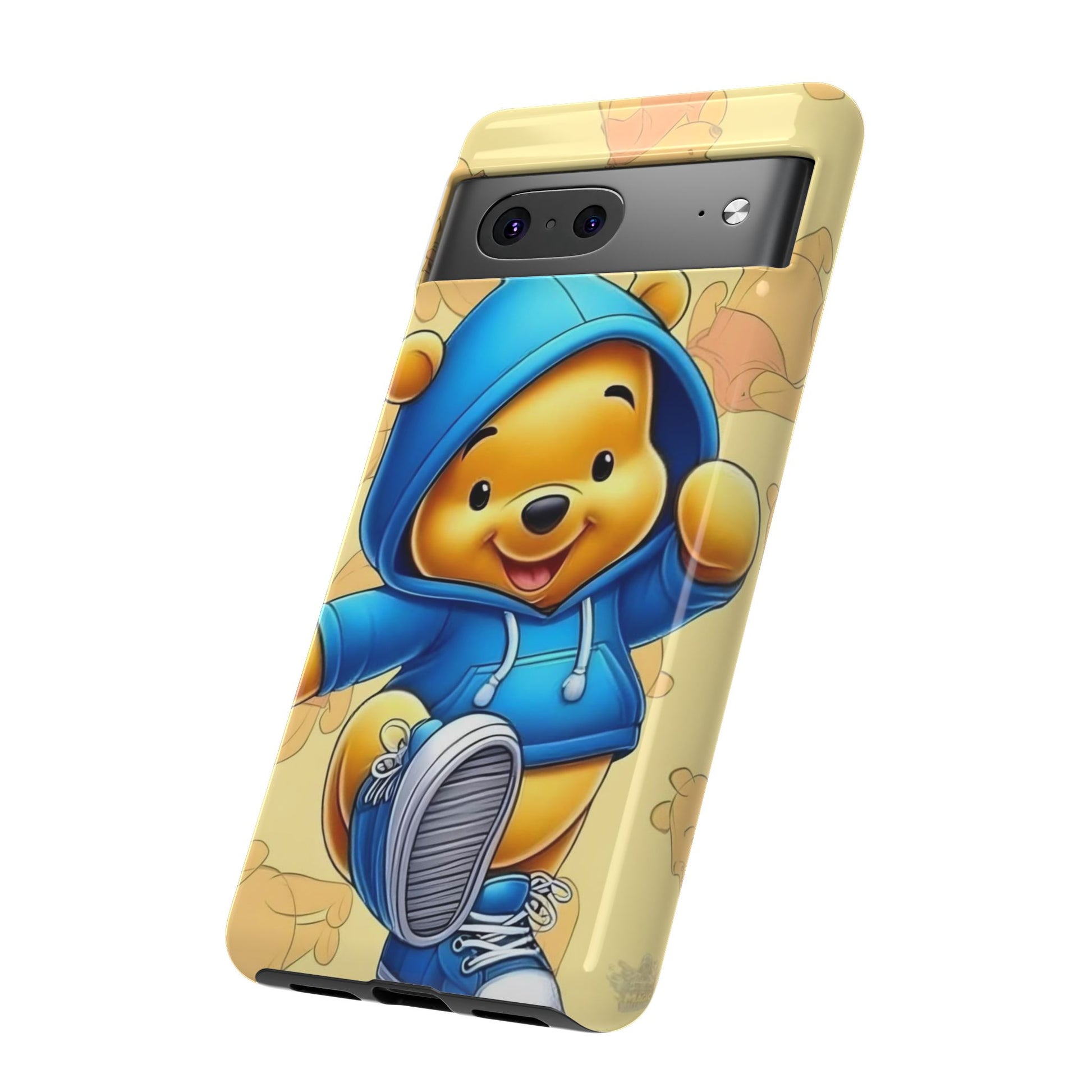 Cute Pooh Bear Phone Case, Tough Case