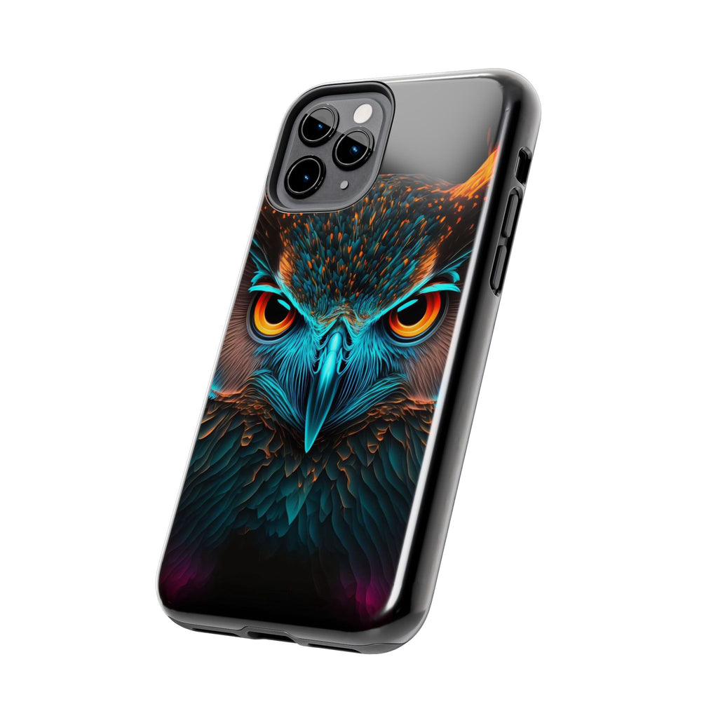 Neon Owl Theme Phone Cases for iPhones & Samsung Phones
