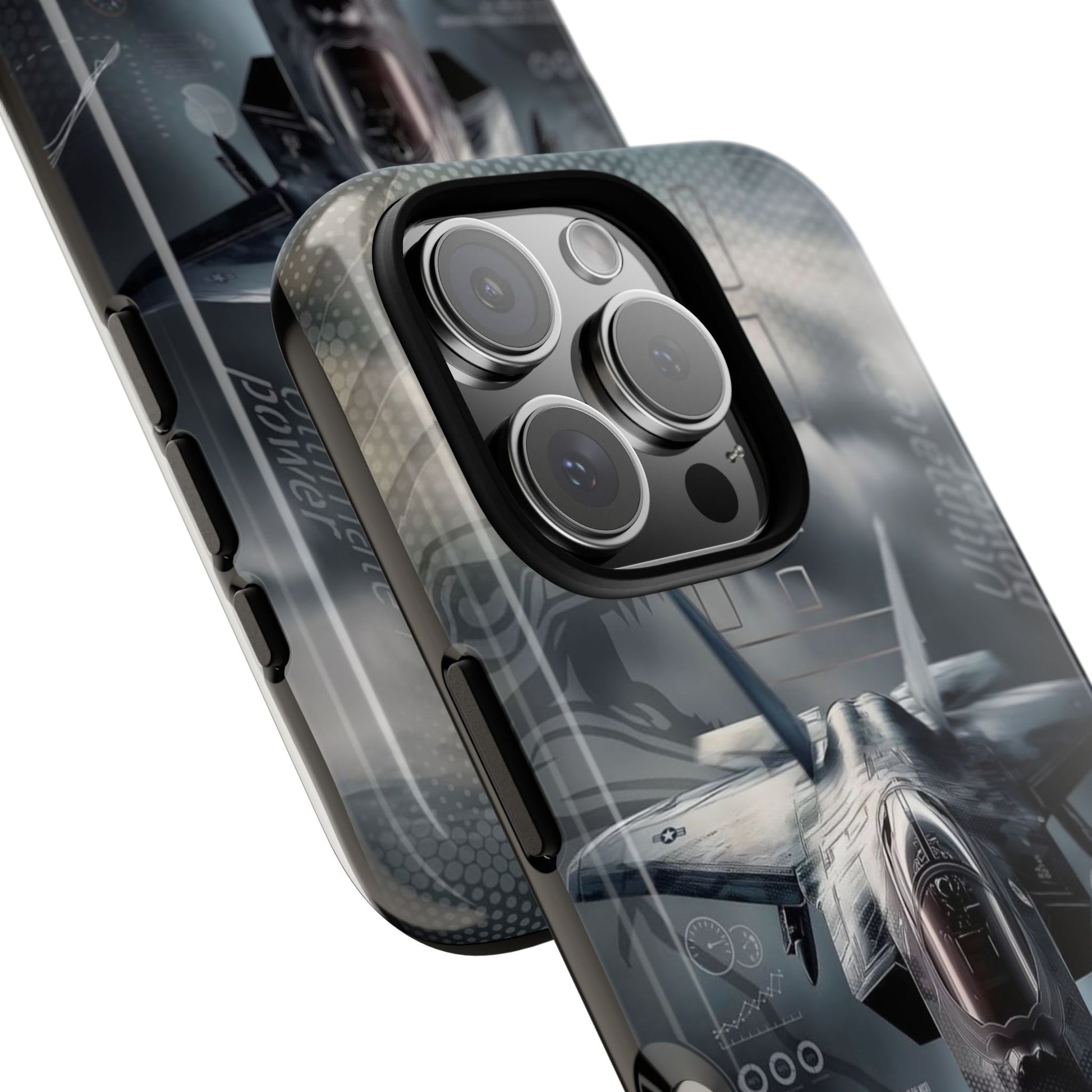 F-22 Raptor Fighter Jet Tough Cases for iPhones, Samsung, and Pixel