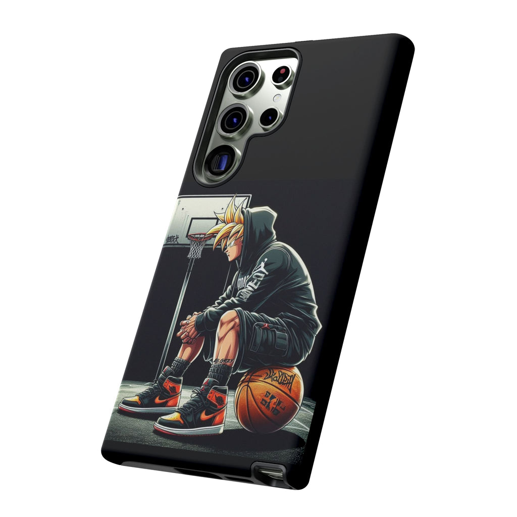 Son Goku Basketball Tough Cases for iPhones, Samsung, and Pixel