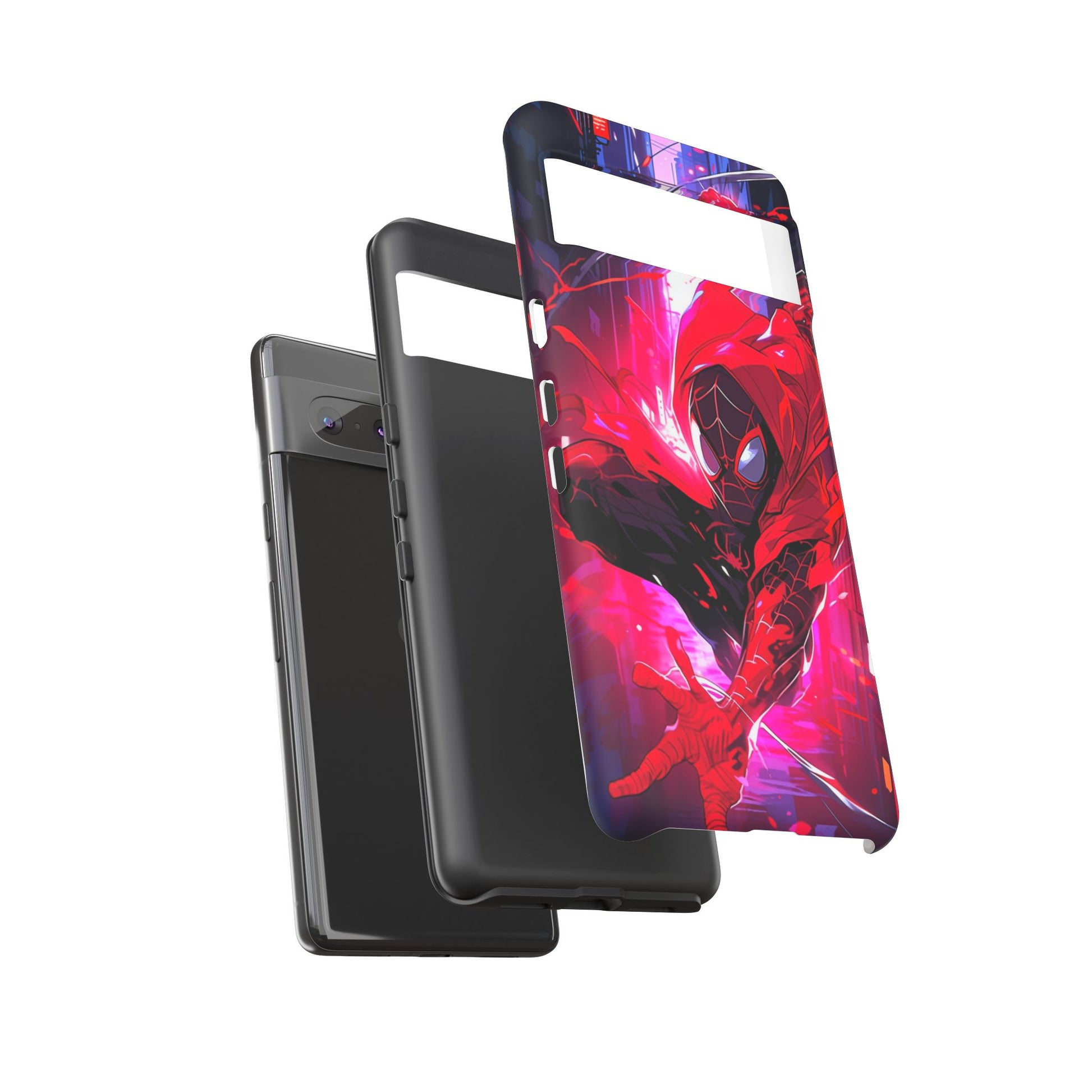 Miles Morales Spiderman Phone Case, Tough Cases for iPhones, Samsung, and Pixel