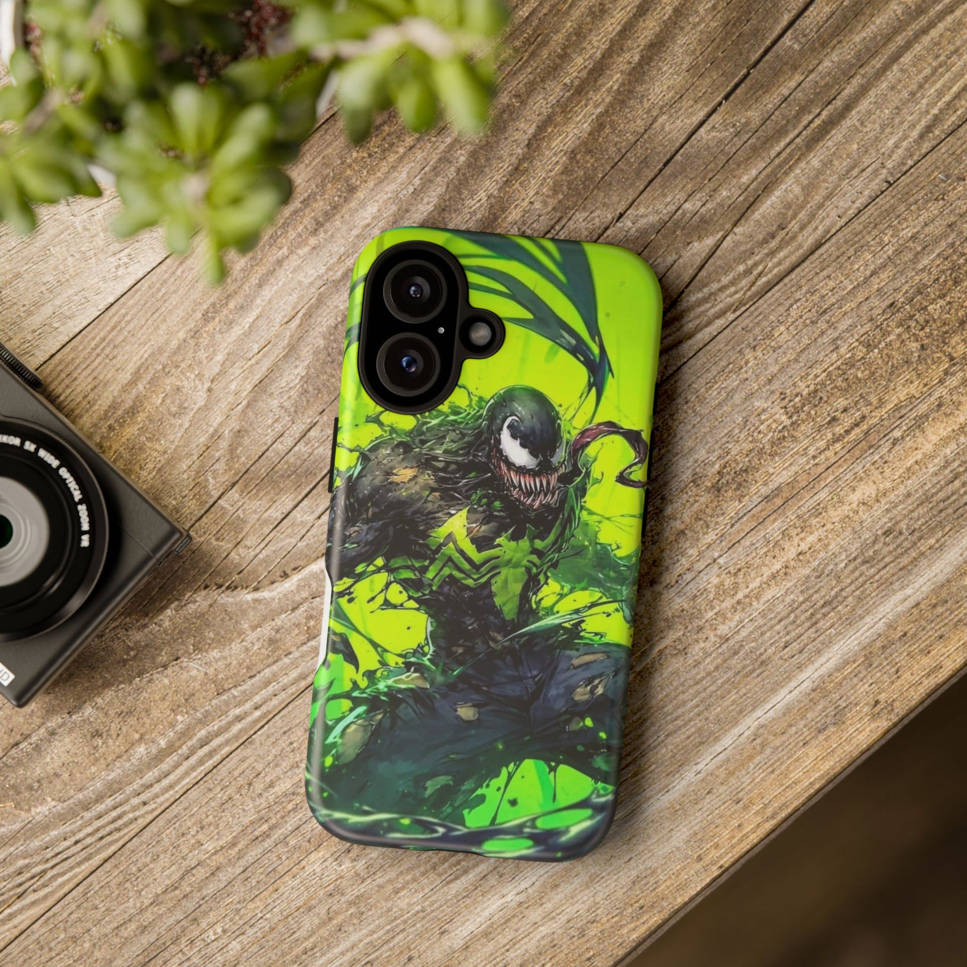 Evil Venom Phone Case, Tough Cases, Marvel Comics Phone for iPhones, Samsung, and Pixel