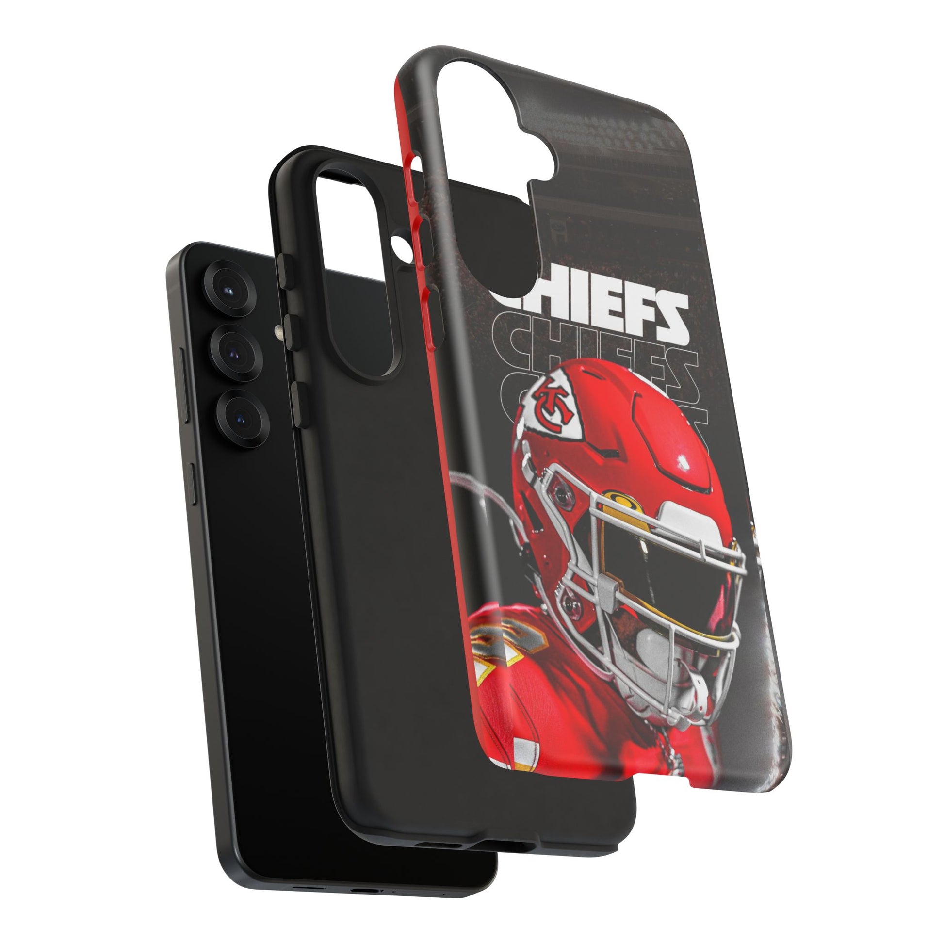 Kansas City Chiefs Football Helmet Logo Tough Cases for iPhones, Samsung, and Pixel