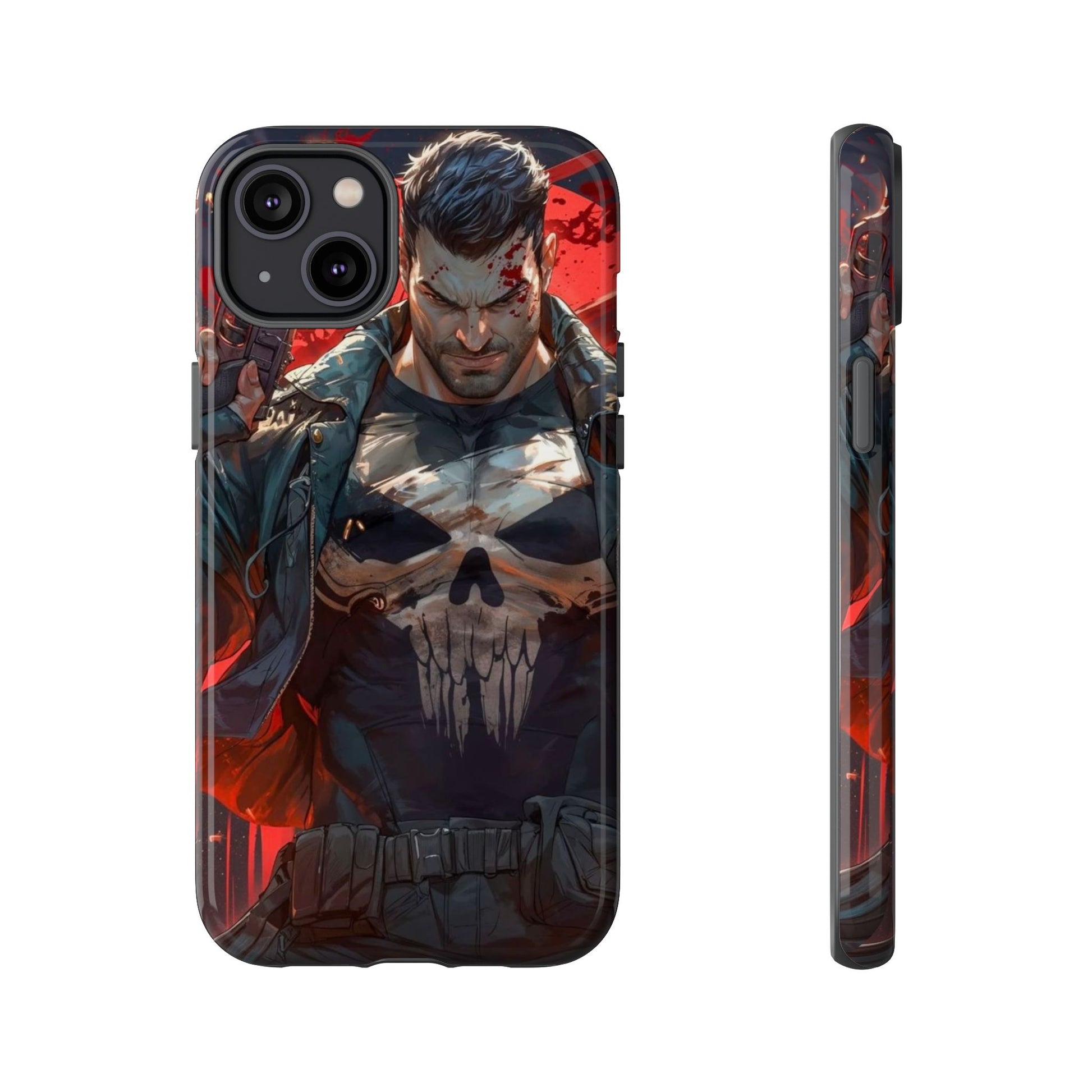 Punisher Tough Cases for iPhones, Samsung, and Pixel