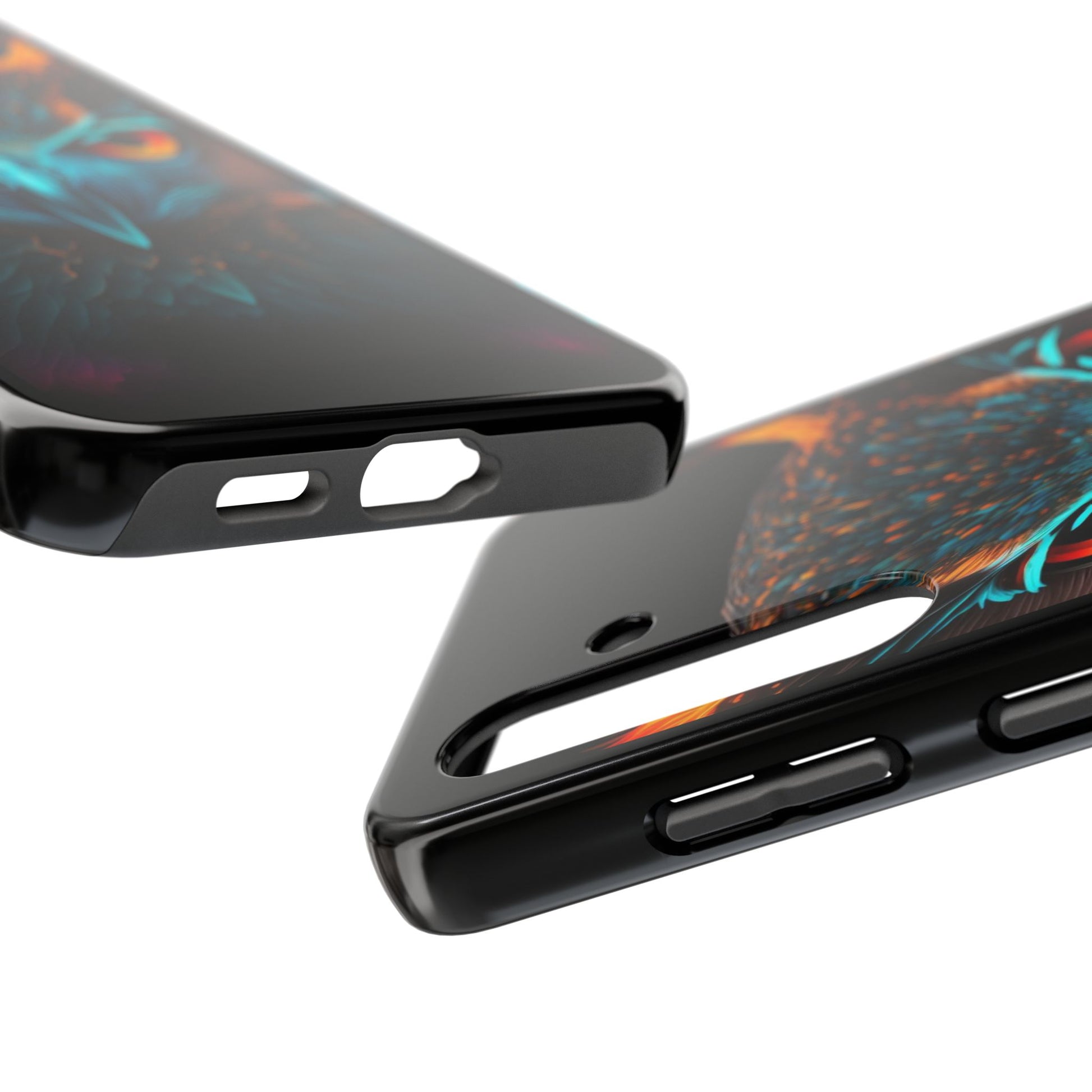 Neon Owl Theme Phone Cases for iPhones & Samsung Phones