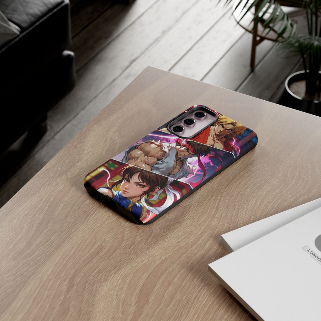 Street Fighter Gamer Theme Tough Cases for iPhones, Samsung, and Pixel