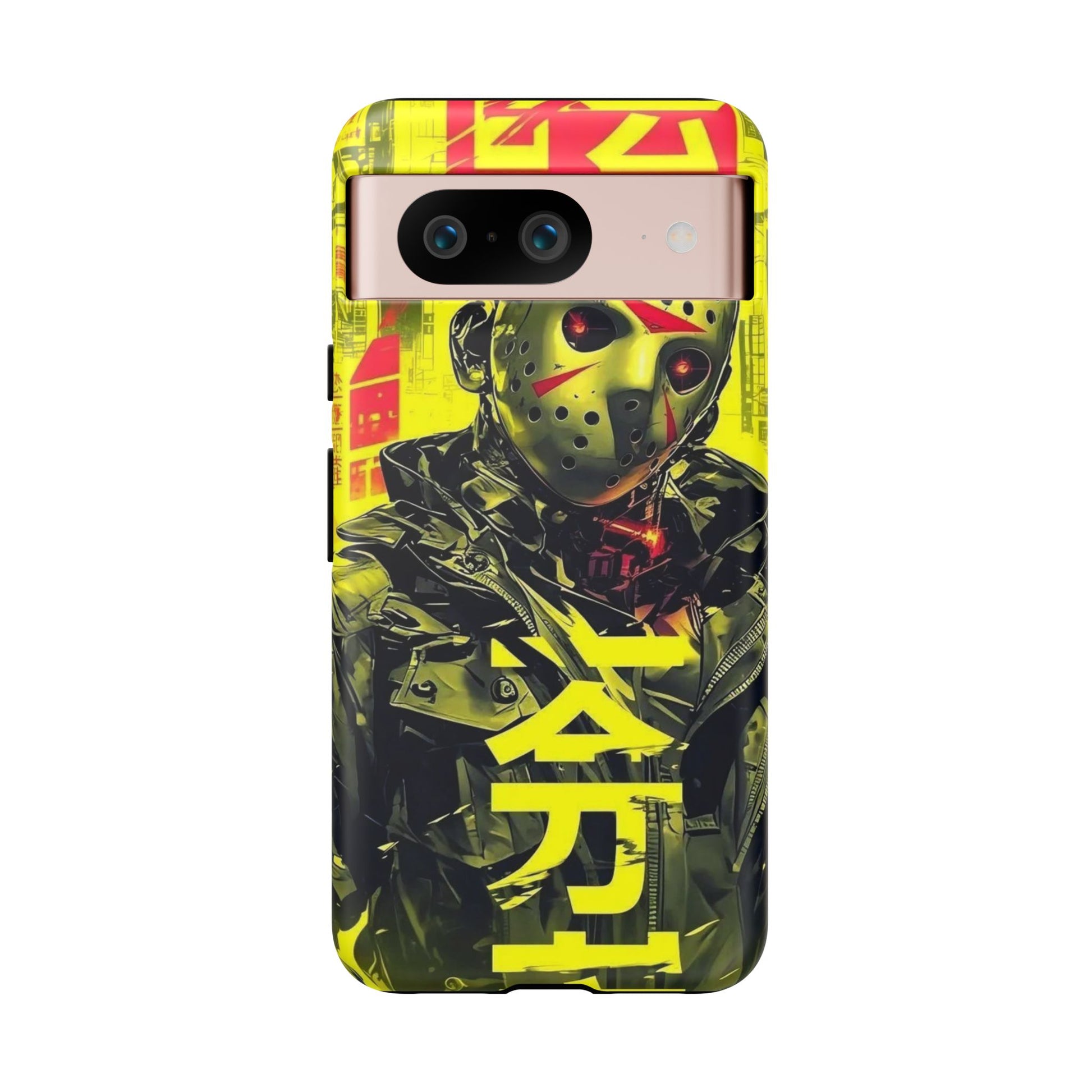 Cyberpunk X Jason Voorhees Tough Cases for iPhones, Samsung, and Pixel