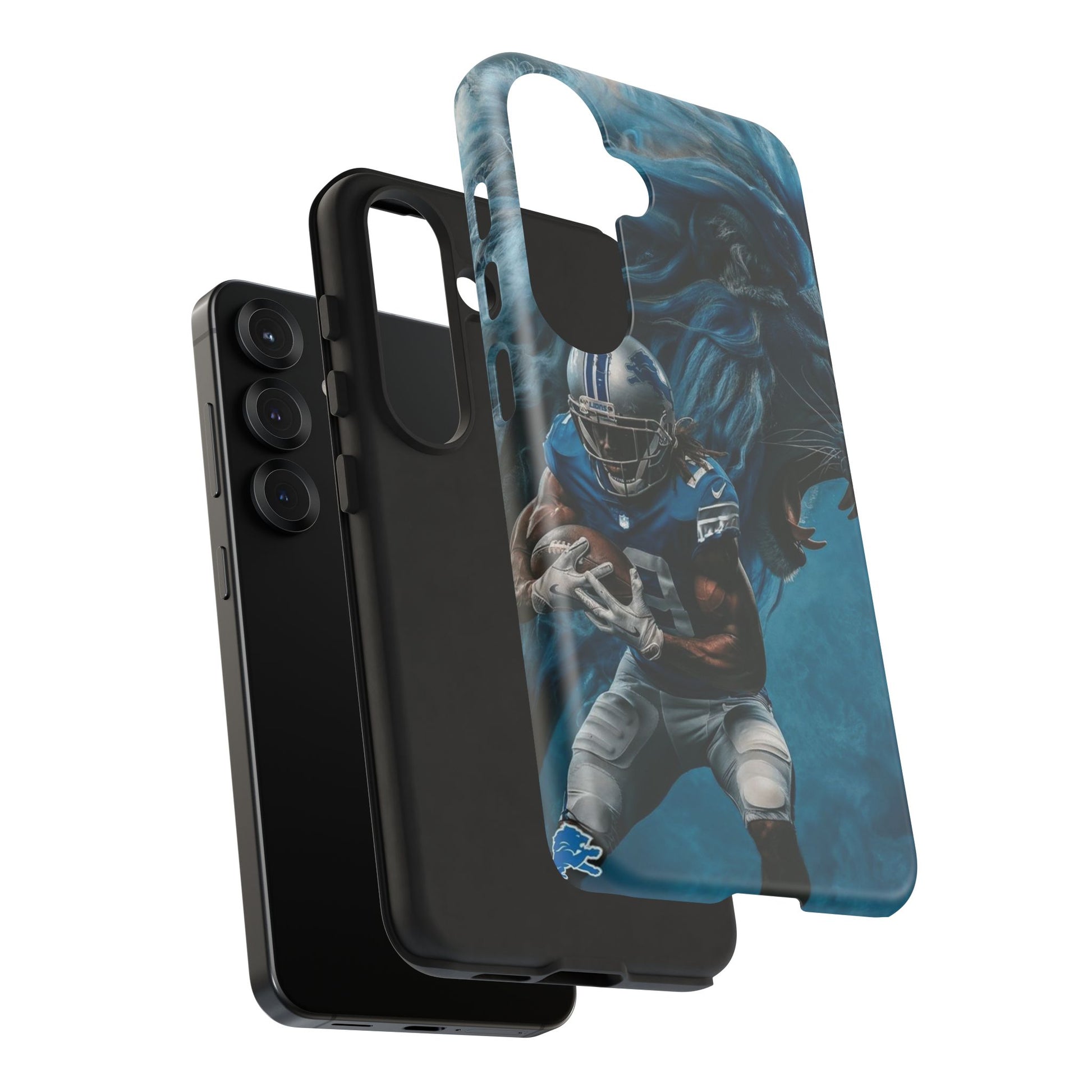 Detroit Lions Player Football Phone Case, Tough Cases for iPhones, Samsung, and Pixel
