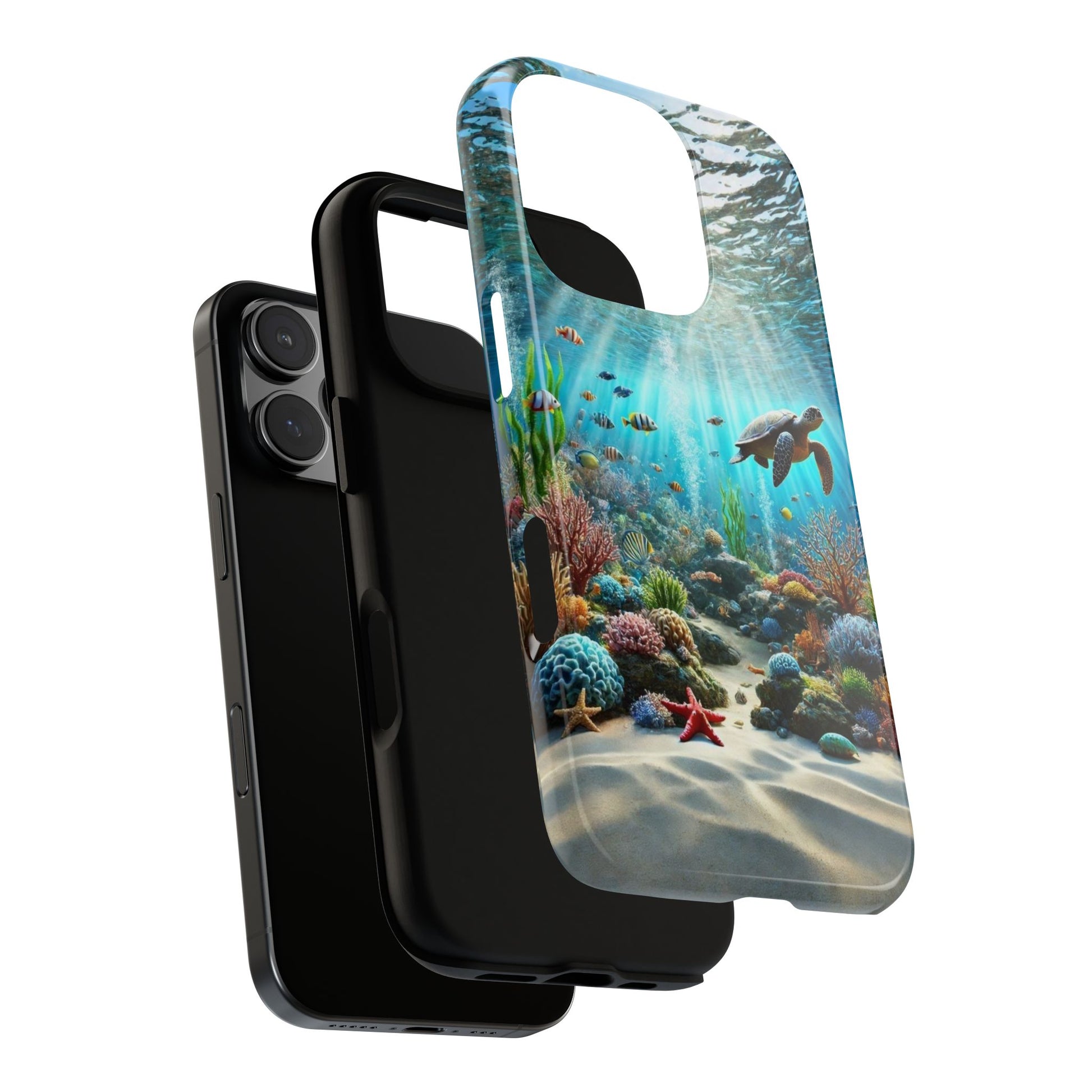 Under Sea Landscape Tough Cases for iPhones, Samsung, and Pixel