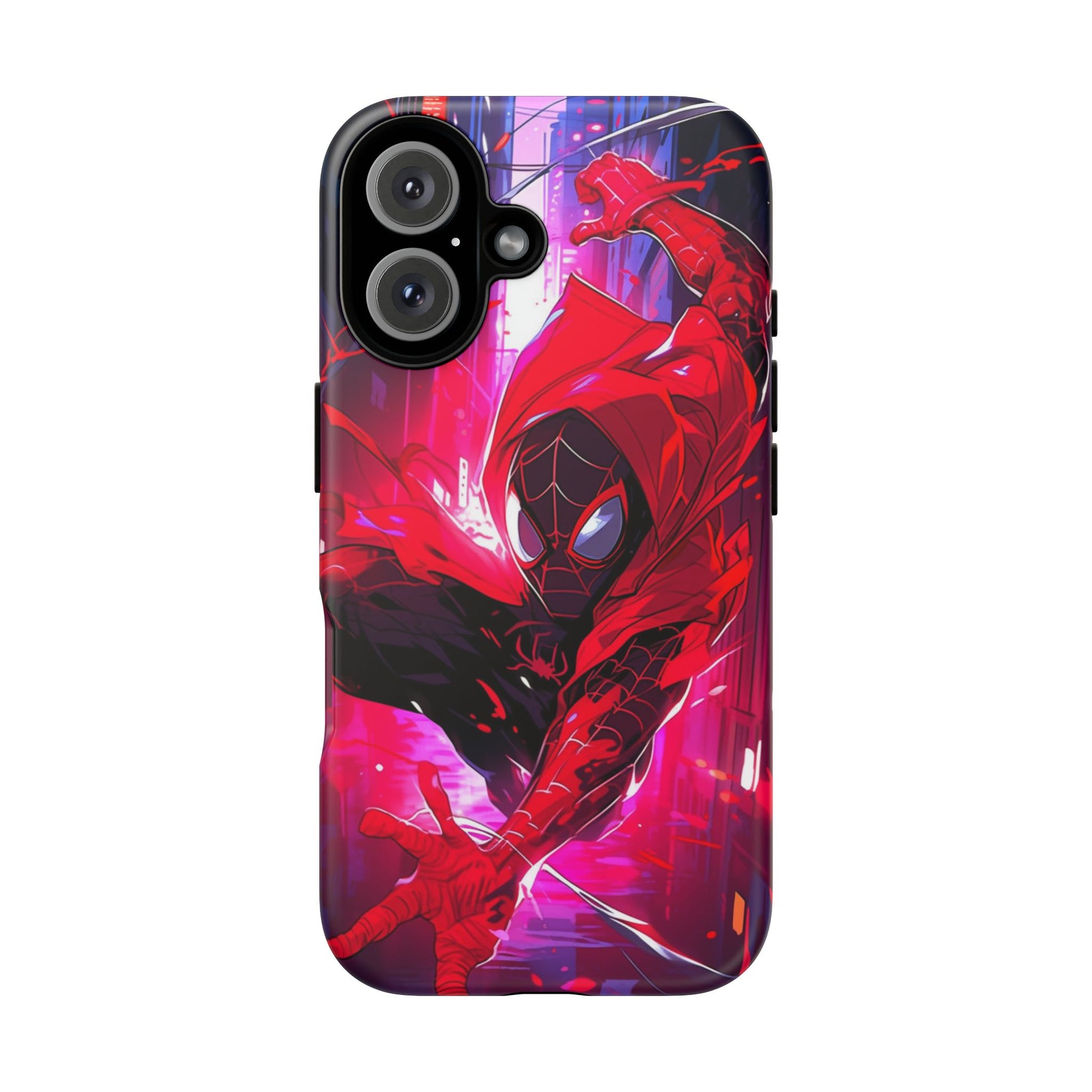 Miles Morales Spiderman Phone Case, Tough Cases for iPhones, Samsung, and Pixel