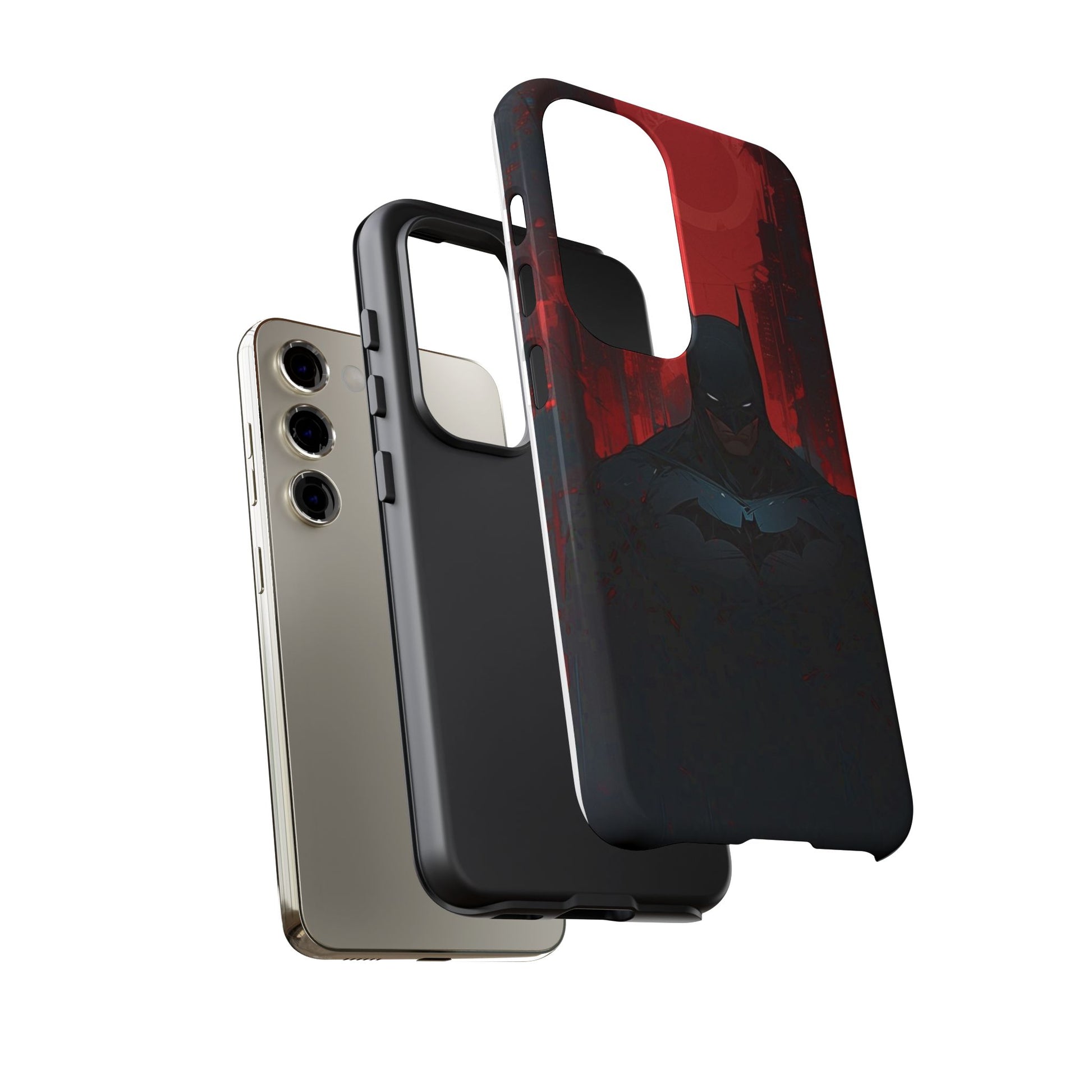 The Dark Knight Batman Tough Cases for iPhones, Samsung, and Pixel