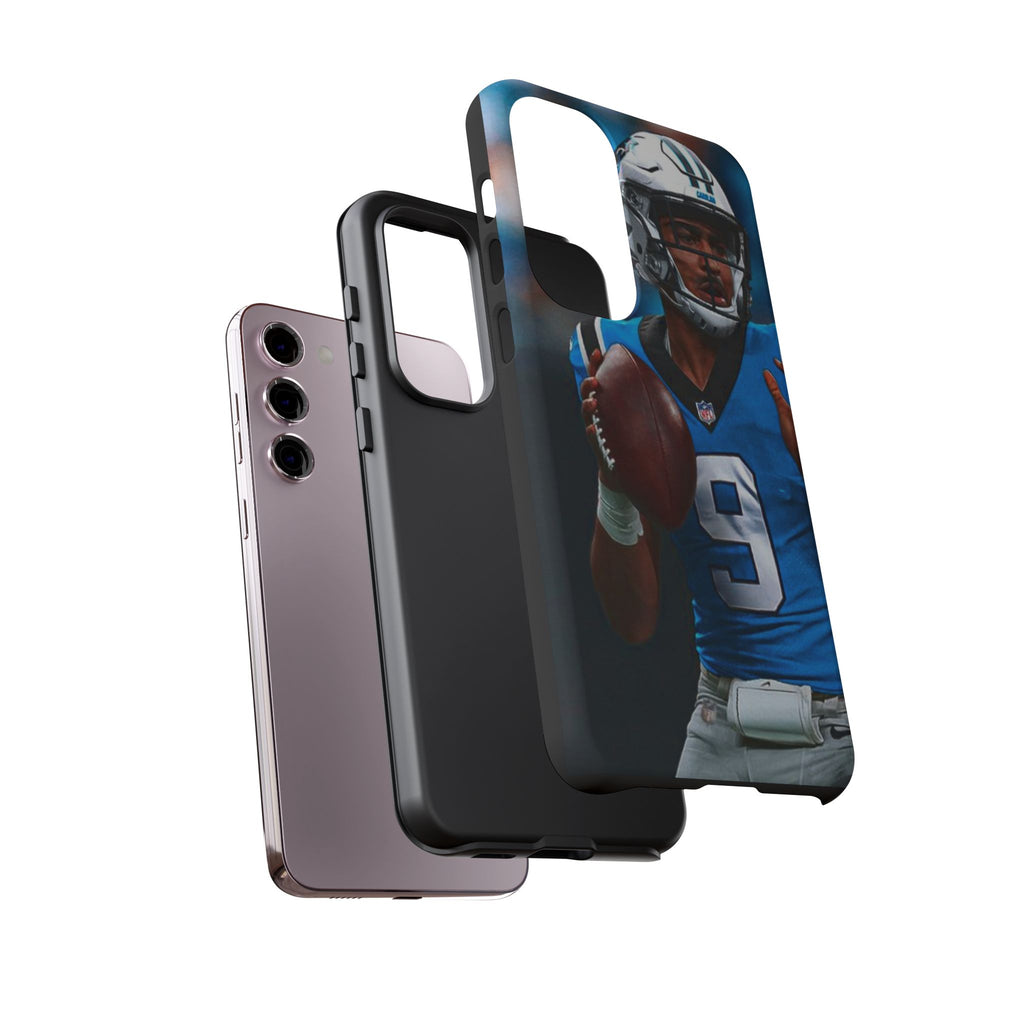 Carolina Panthers Bryce Young Football Tough Cases for iPhones, Samsung, and Pixel