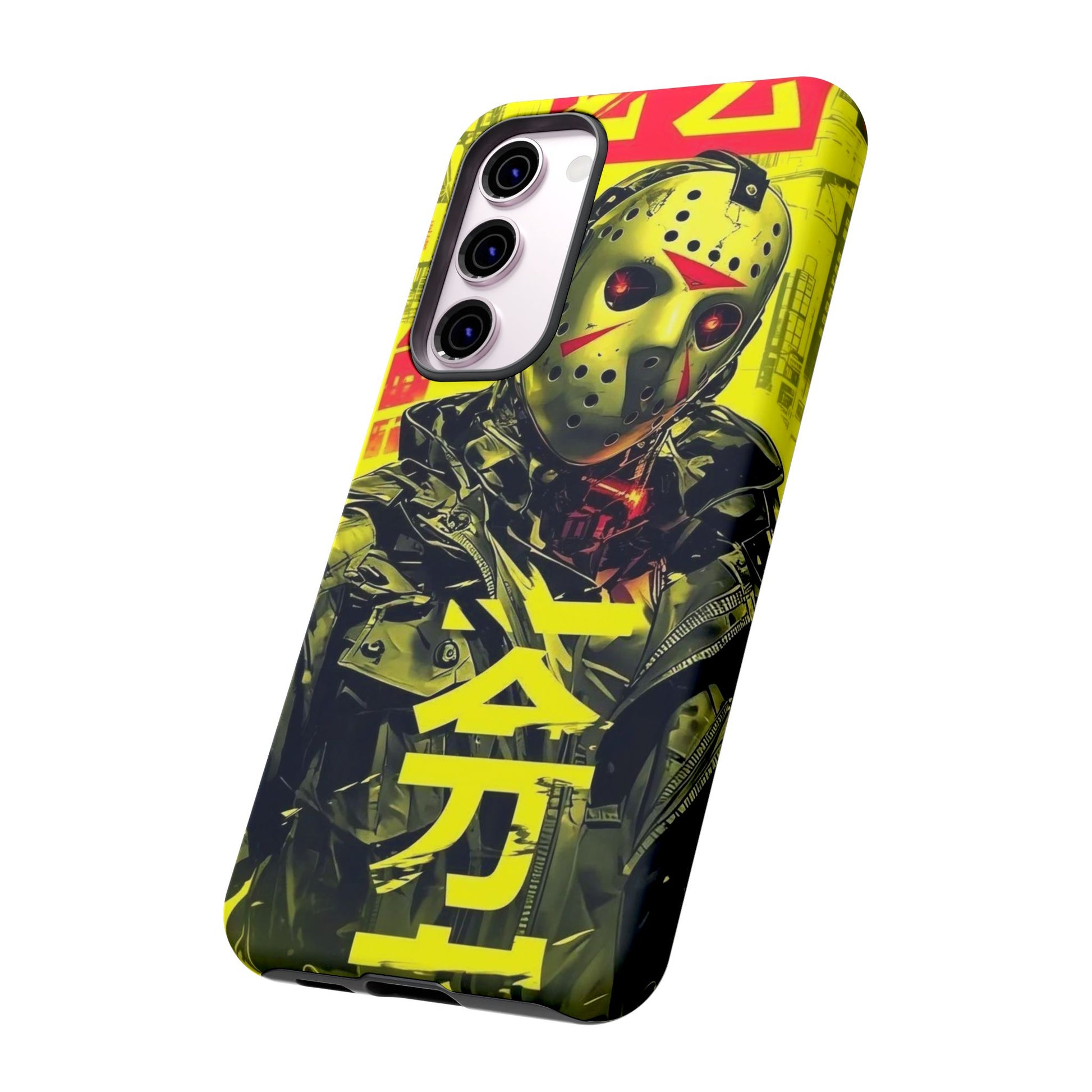Cyberpunk X Jason Voorhees Tough Cases for iPhones, Samsung, and Pixel