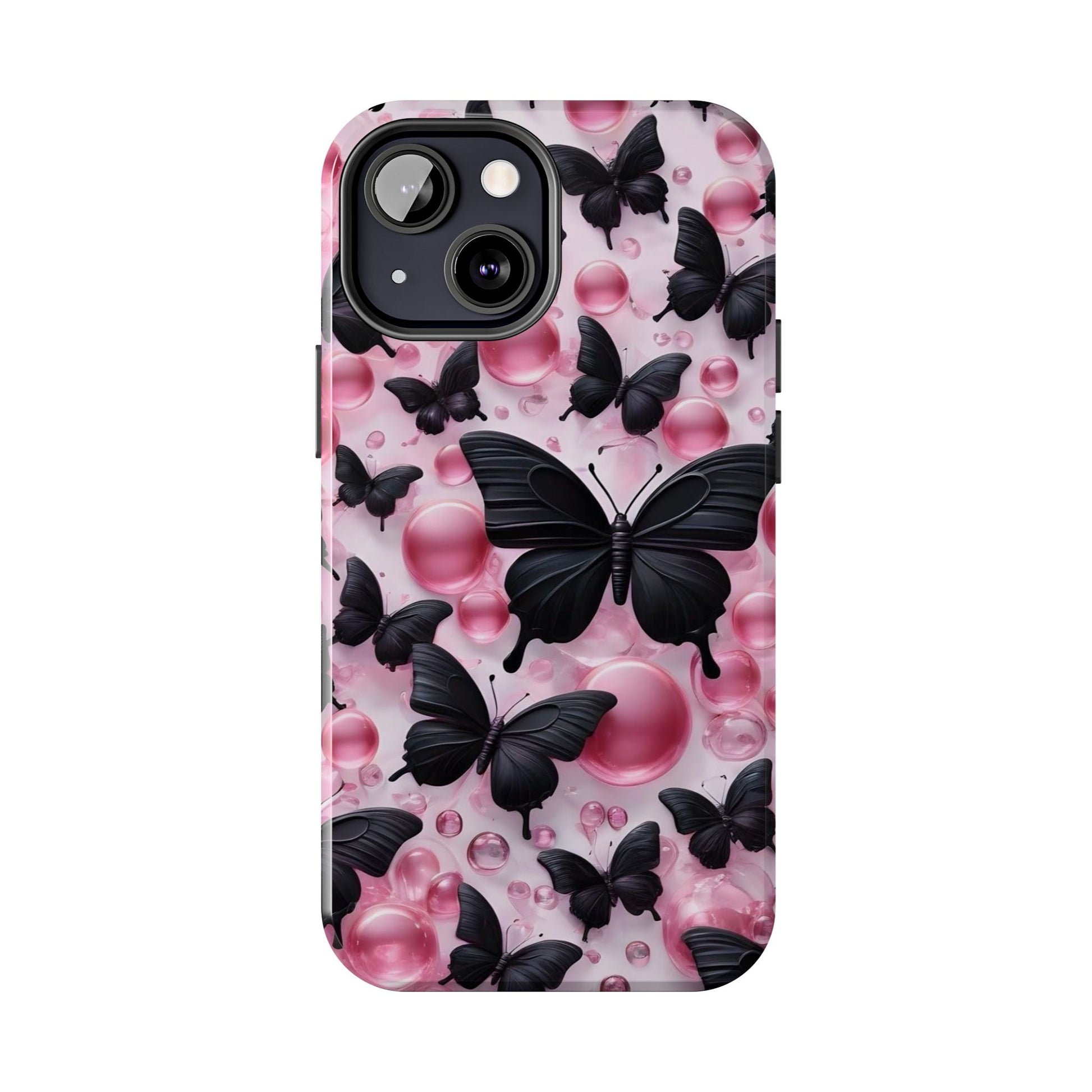 Pearls and Butterflies Theme Phone Cases for iPhones & Samsung Phones