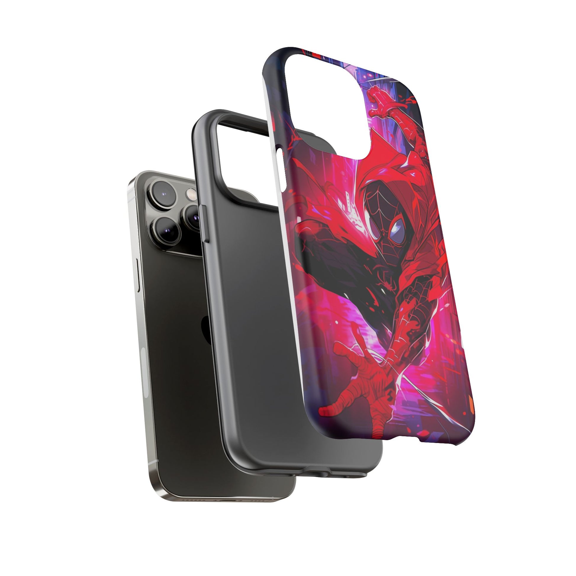 Miles Morales Spiderman Phone Case, Tough Cases for iPhones, Samsung, and Pixel