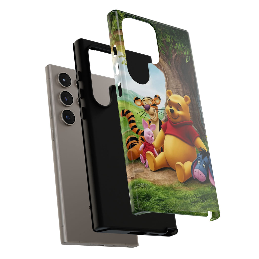 Cute Pooh Bear Phone Case, Tough Cases, Disney Phone for iPhones, Samsung, and Pixel