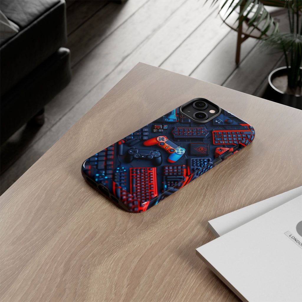 Gamer Themed Controllers Tough Cases for iPhones, Samsung, and Pixel