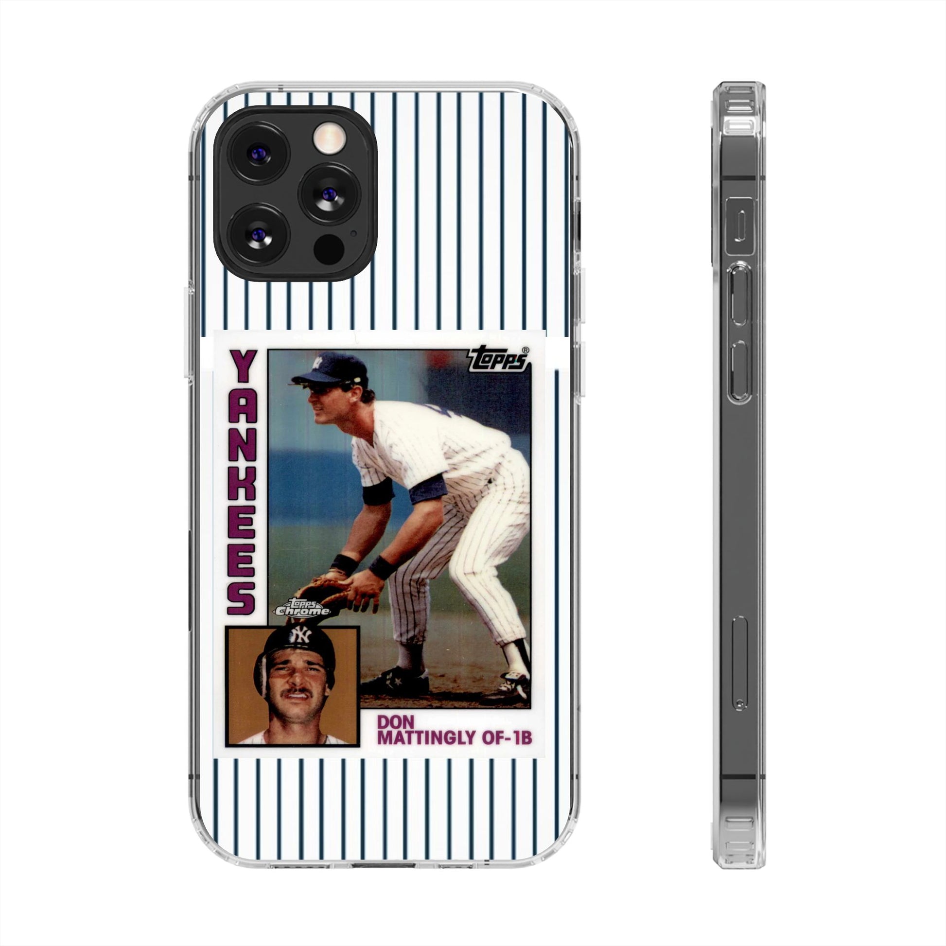 Mattingly Rookie Card Baseball inspired Protective Iphone and Samsung case