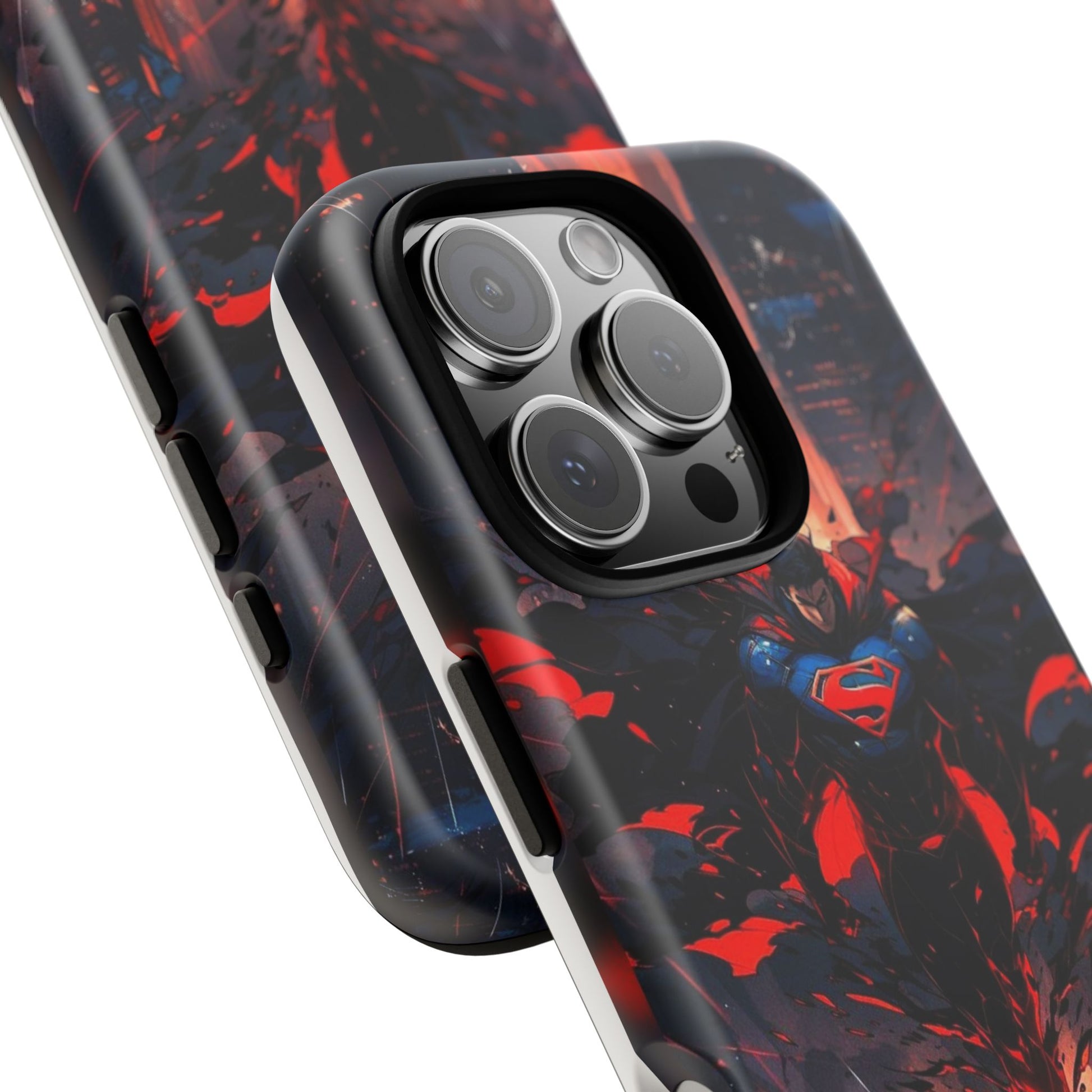 Anime Superman Tough Cases for iPhones, Samsung, and Pixel