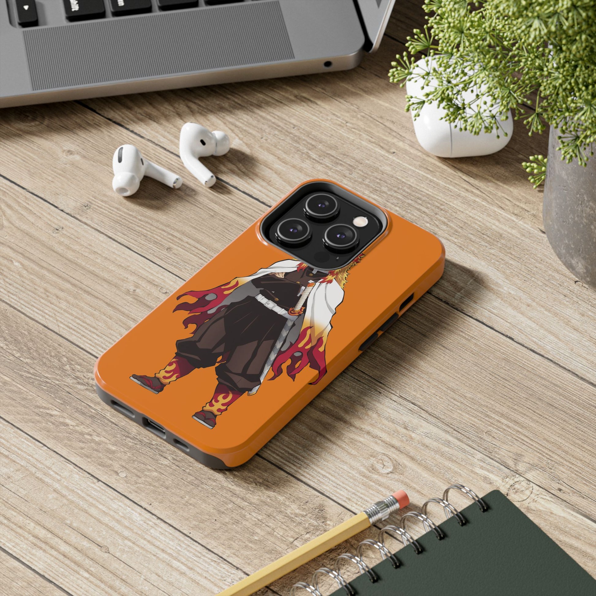Demon Slayer Rengoku Phone Case for iPhone & Samsung Galaxy Phones