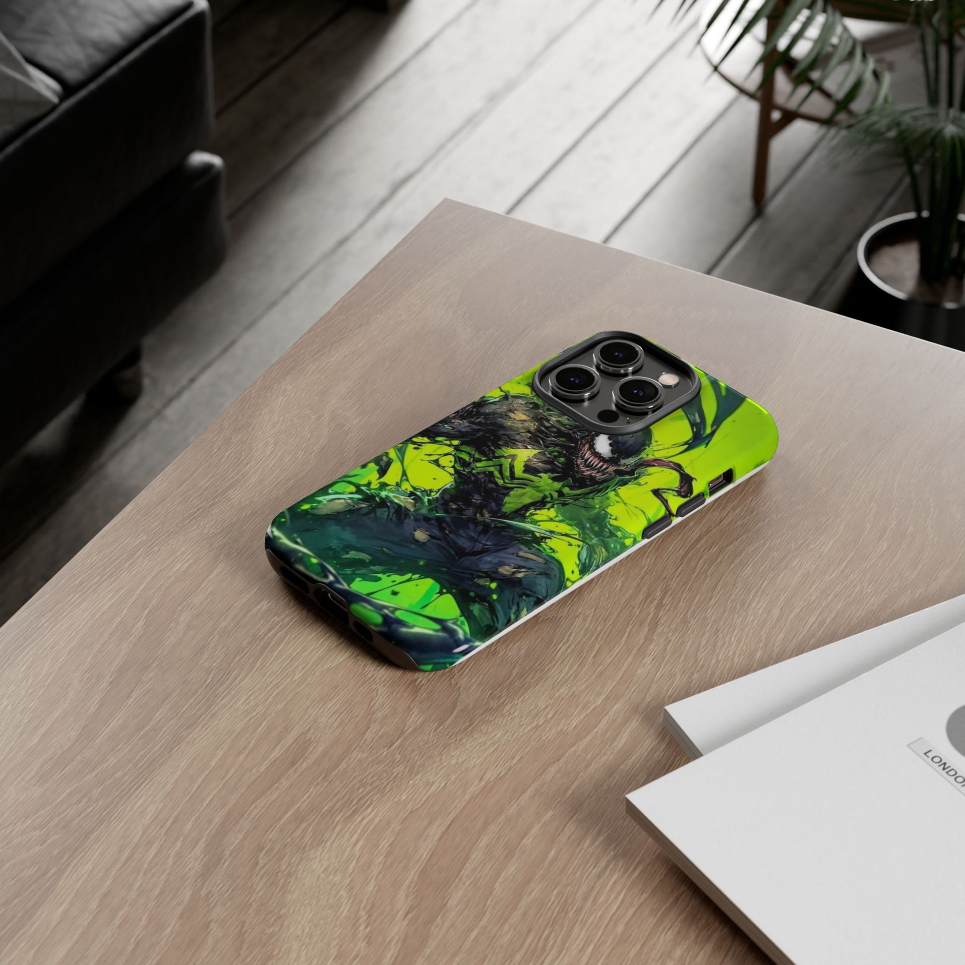 Evil Venom Phone Case, Tough Cases, Marvel Comics Phone for iPhones, Samsung, and Pixel