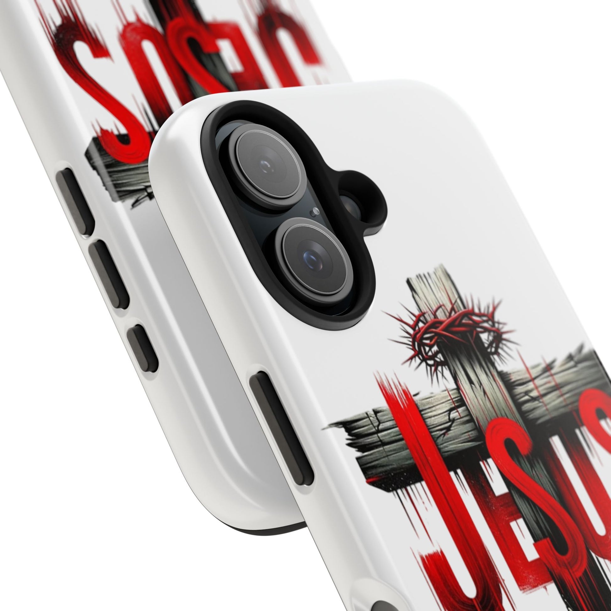 Jesus Cross and Crown Christian Theme Phone Cases for iPhones & Samsung Phones