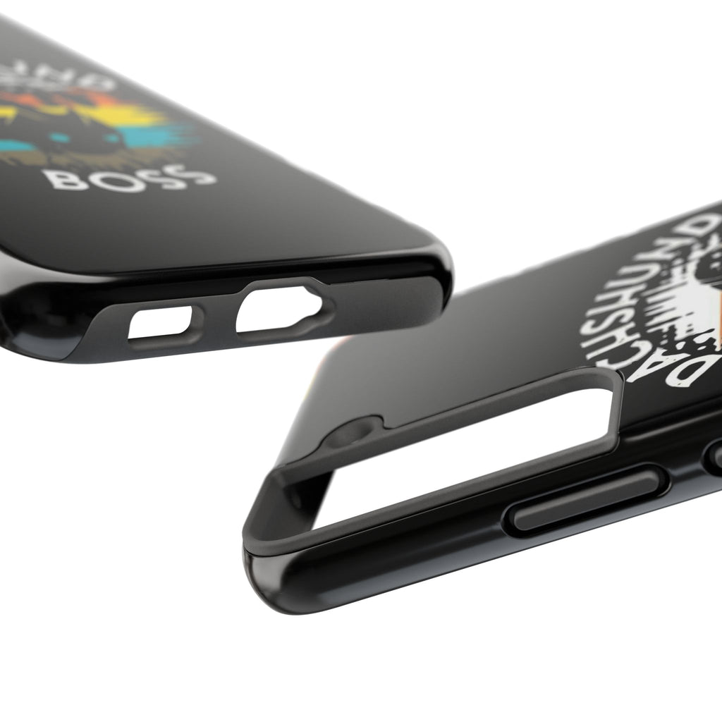 Dachshund Boss Theme Phone Cases for iPhones & Samsung Phones