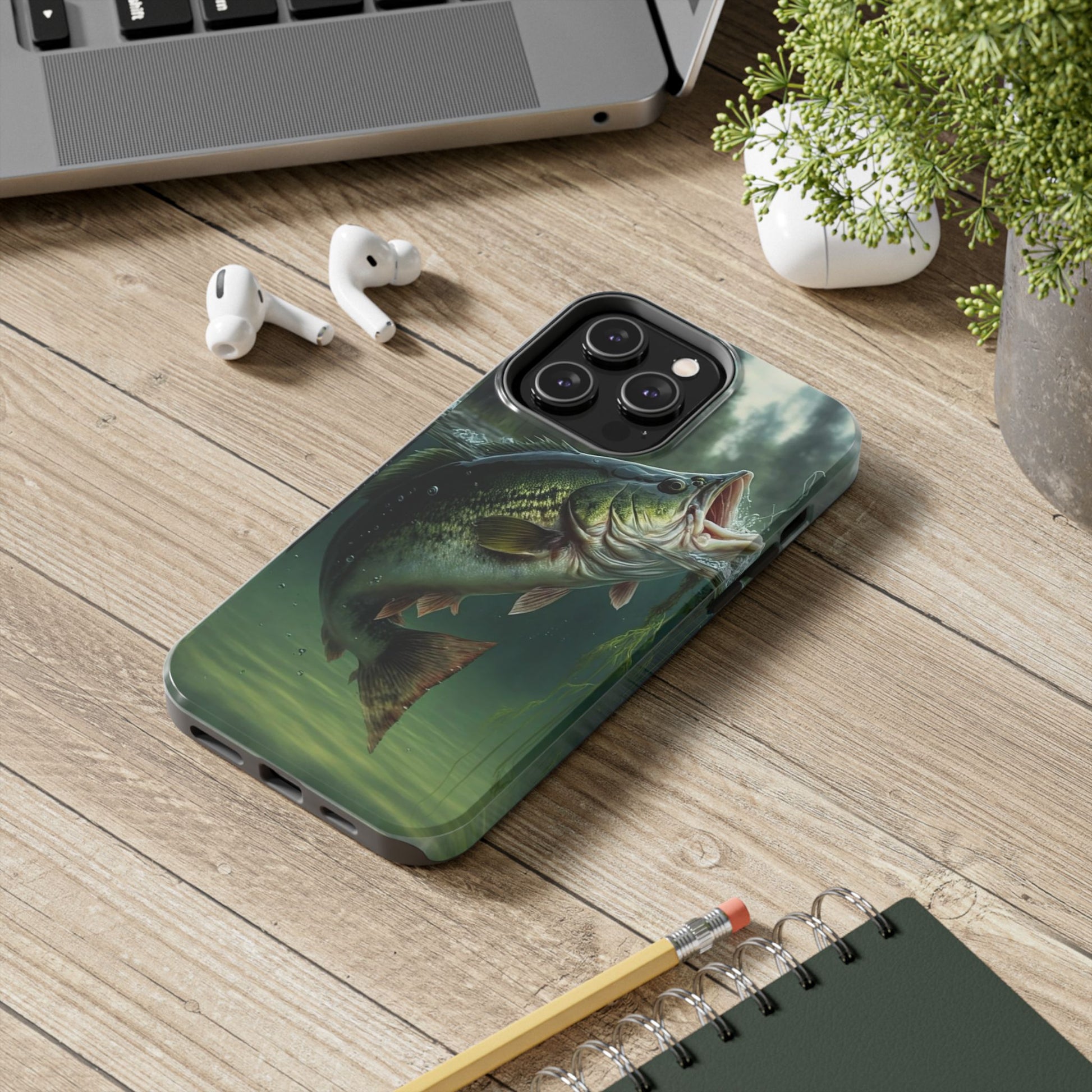 Large Mouth Bass Theme Phone Cases for iPhones & Samsung Phones