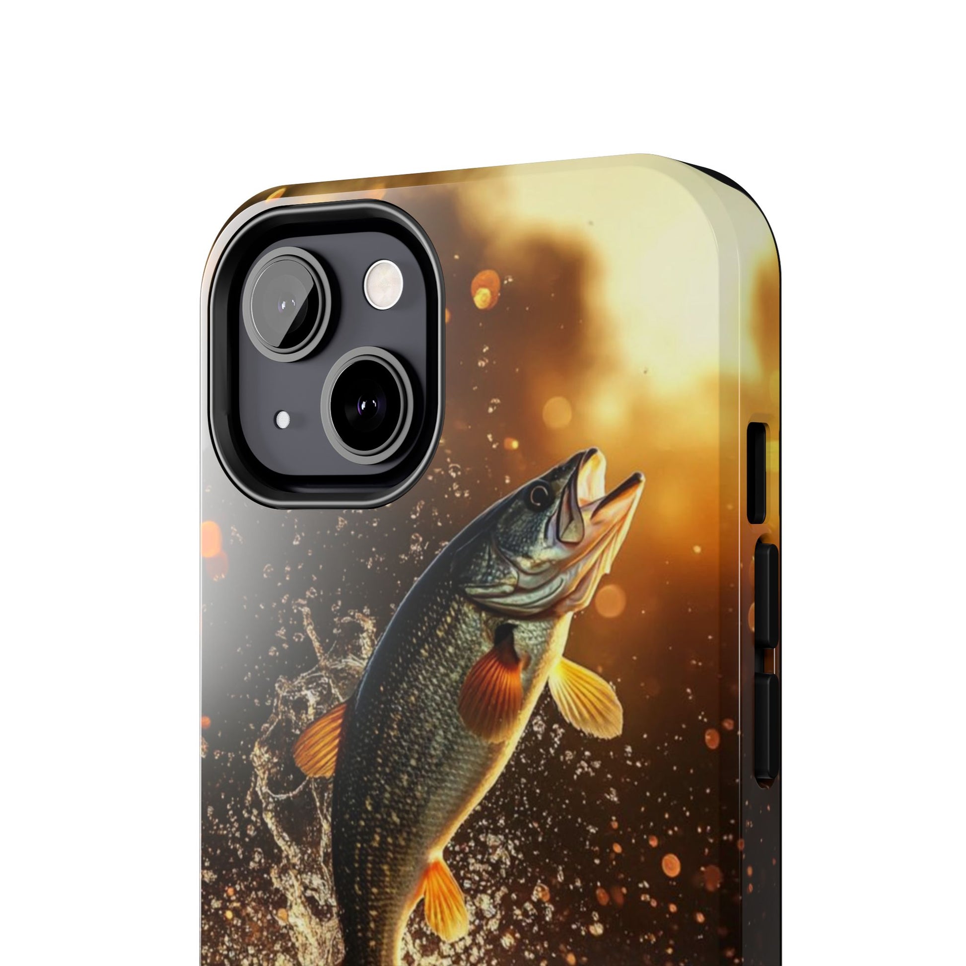 Jumping Bass Fish Theme Phone Cases for iPhones & Samsung Phones