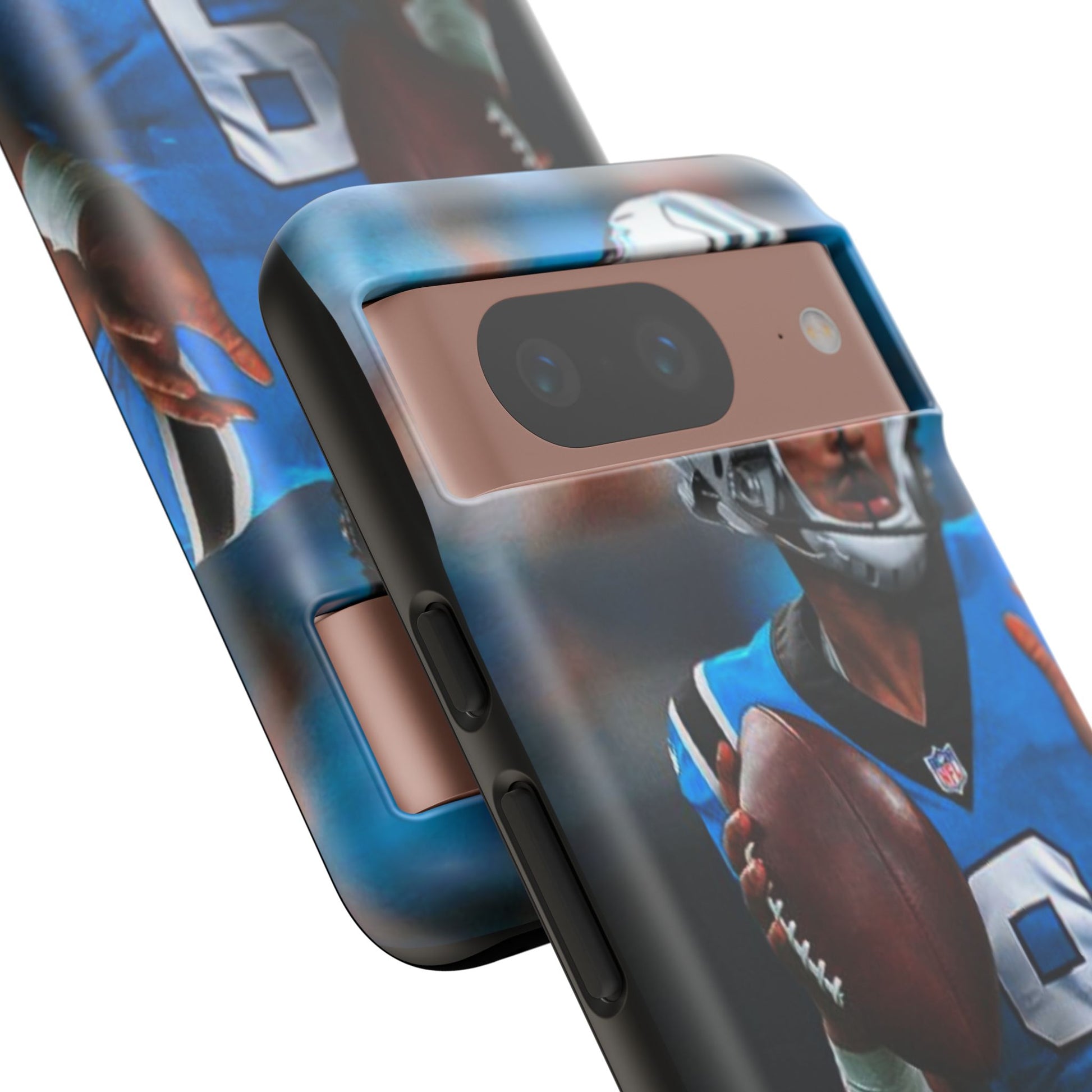 Carolina Panthers Bryce Young Football Tough Cases for iPhones, Samsung, and Pixel
