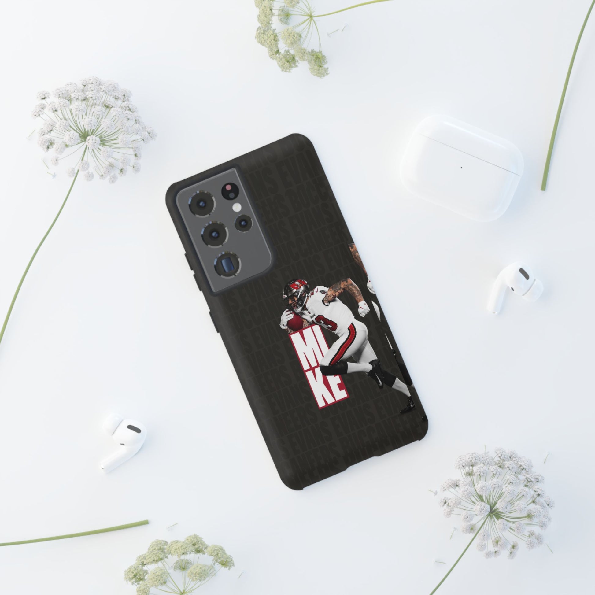 Mike Evans Football Tampa Bay Buccaneers Tough Cases for iPhones, Samsung, and Pixel