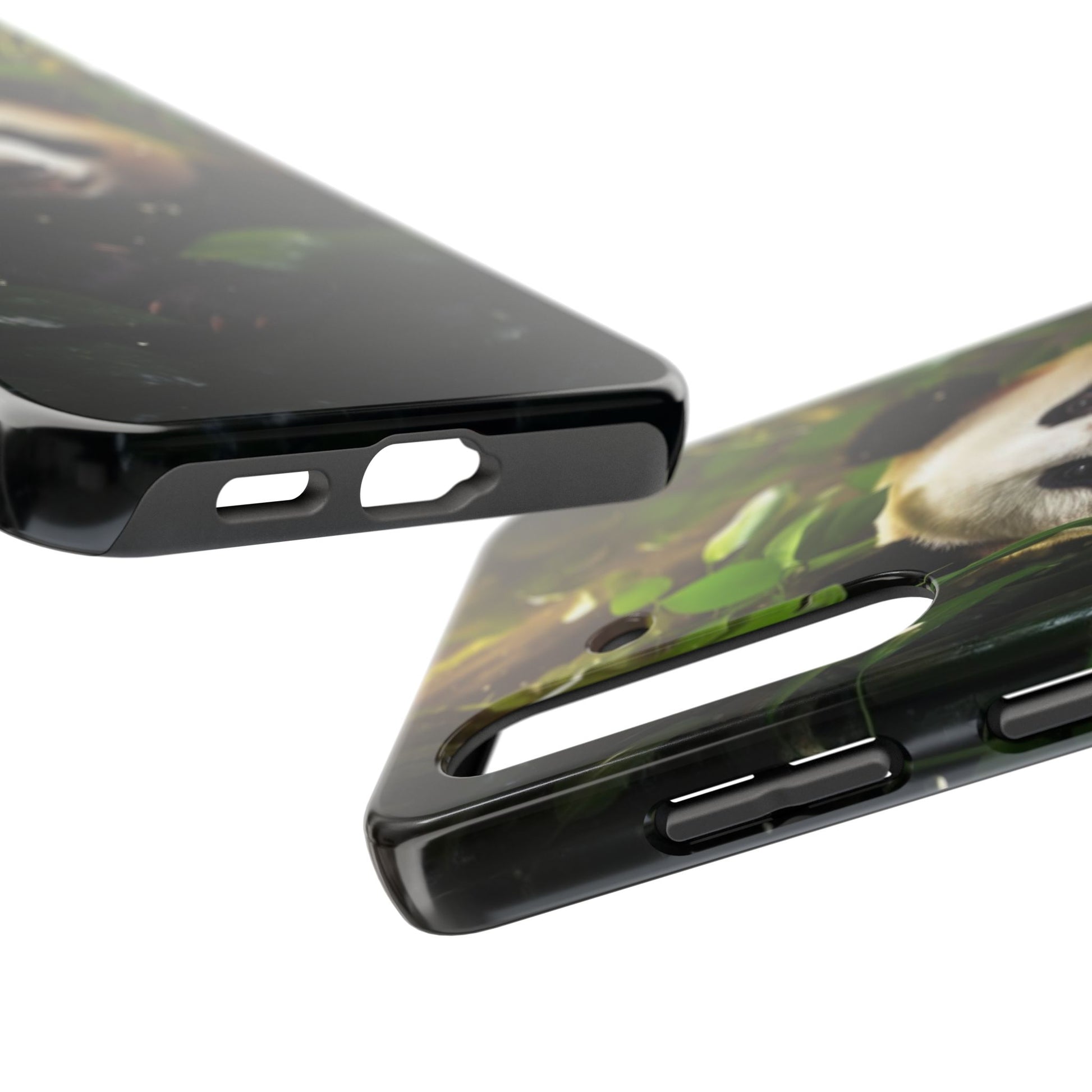 Smiling Panda Theme Phone Cases for iPhones & Samsung Phones