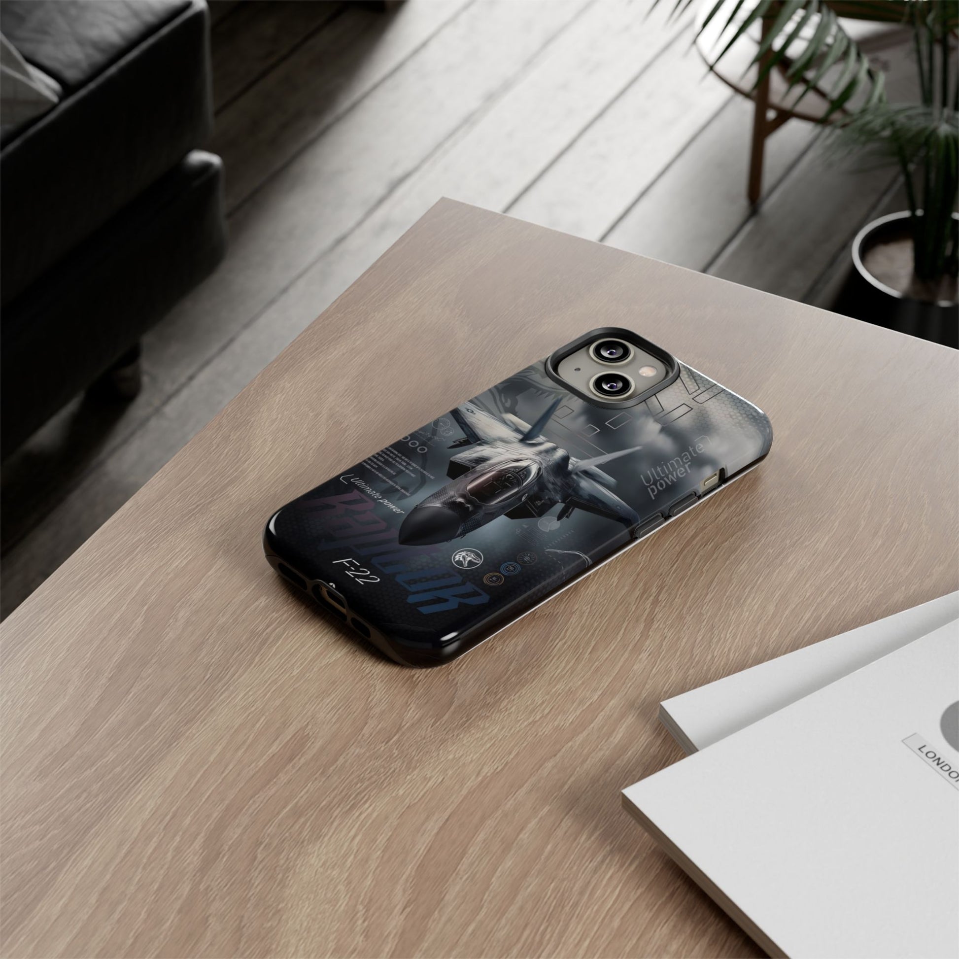 F-22 Raptor Fighter Jet Tough Cases for iPhones, Samsung, and Pixel