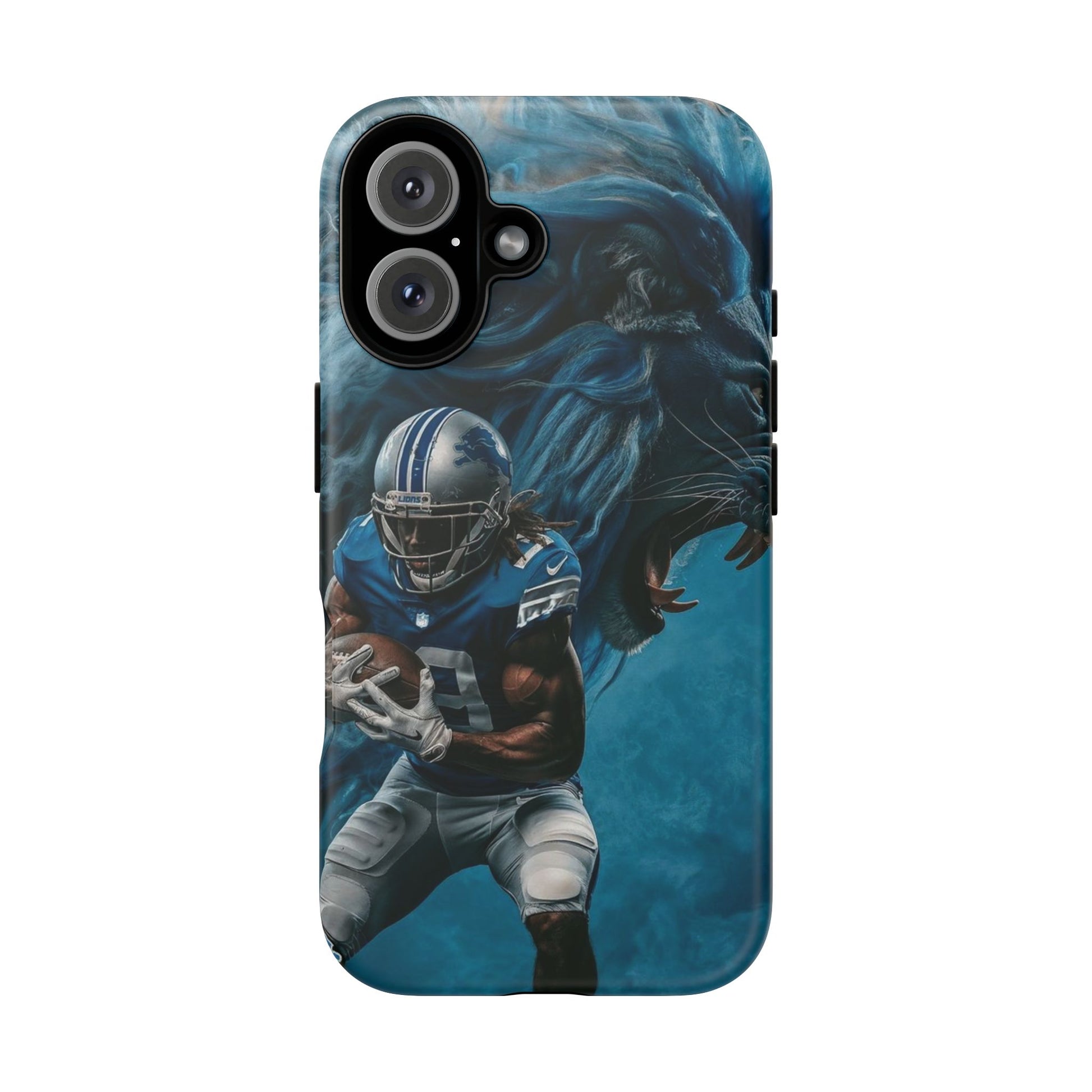 Detroit Lions Player Football Phone Case, Tough Cases for iPhones, Samsung, and Pixel