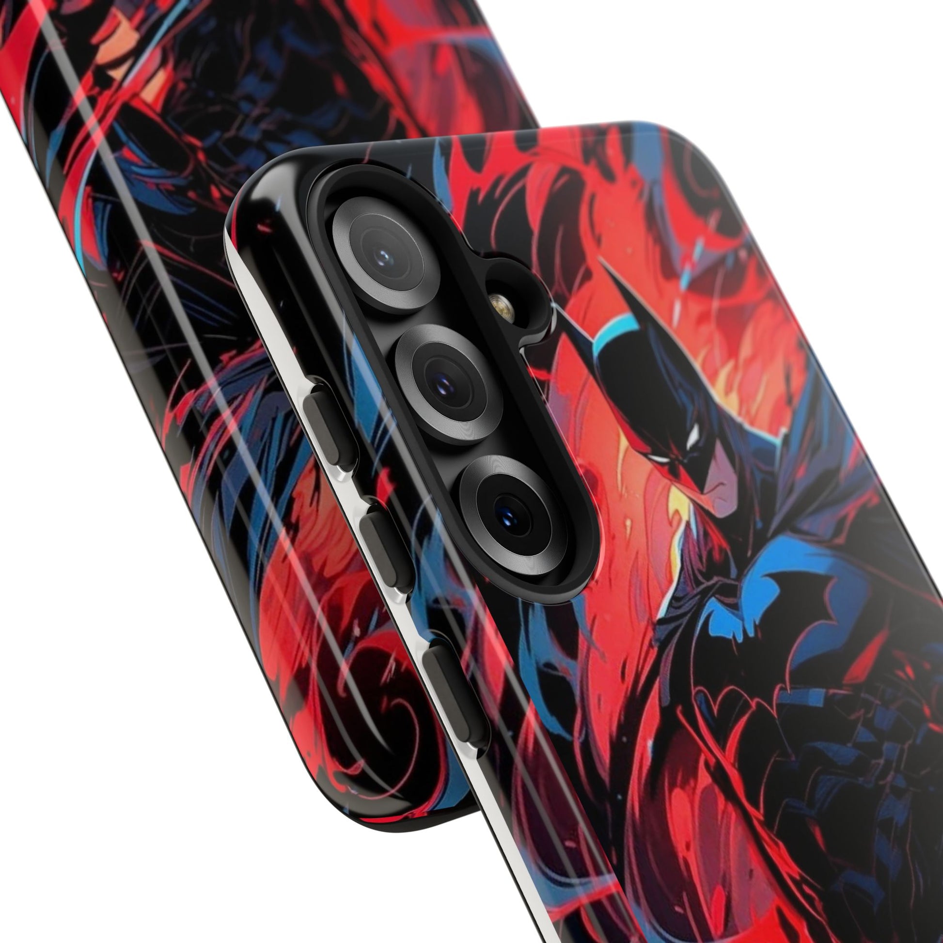 The Dark Knight Batman Art Tough Cases for iPhones, Samsung, and Pixel