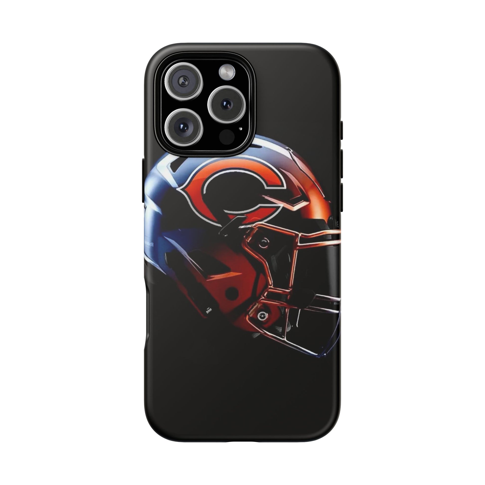 Football Helmet Chicago Bears Phone Case, Tough Cases for iPhones, Samsung, and Pixel