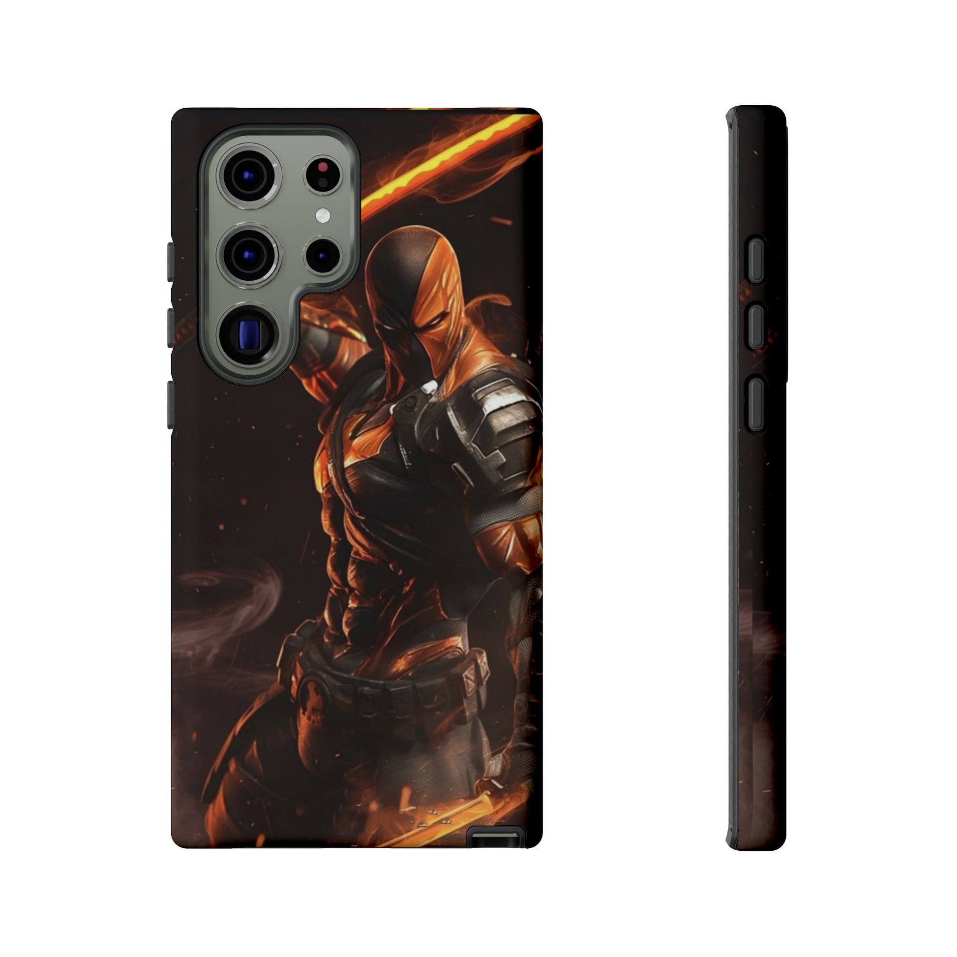 DC Comics Death Stroke Tough Cases for iPhones, Samsung, and Pixel