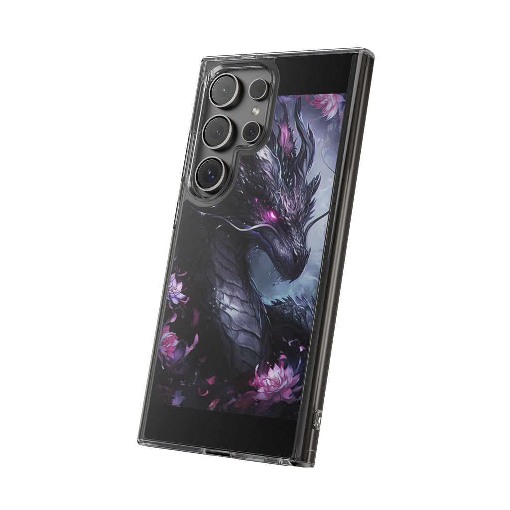 Phone Cases, Purple Dragon Design, iPhone Samsung Case, Protective Cover, Unique