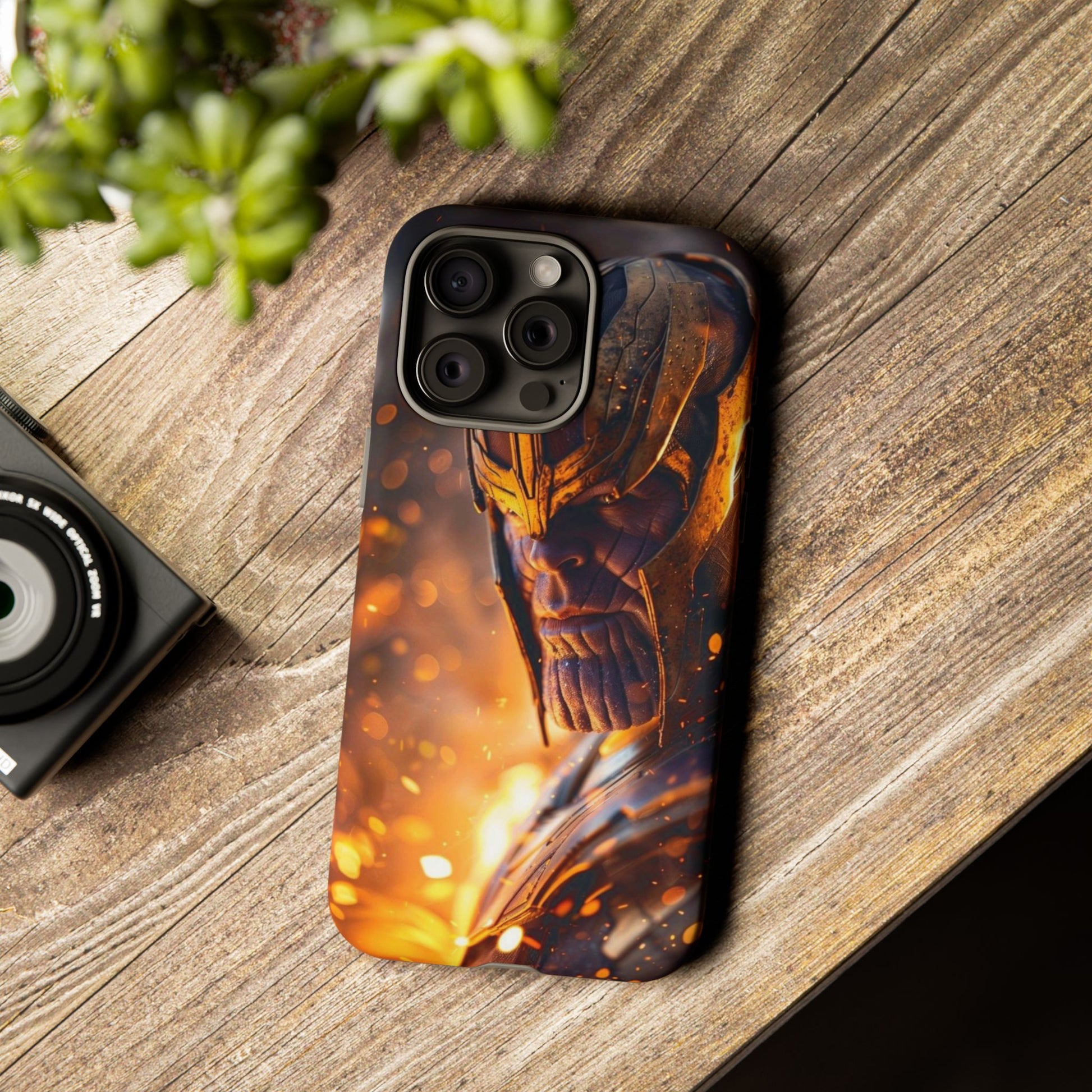 Marvel Villain Thanos Tough Cases for iPhones, Samsung, and Pixel